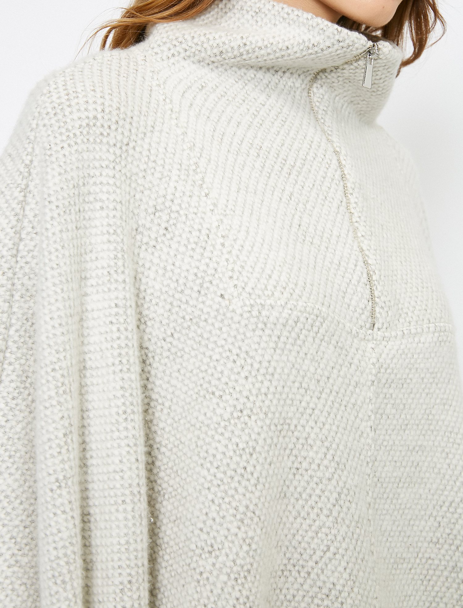   Fermuar Detaylı Hırka