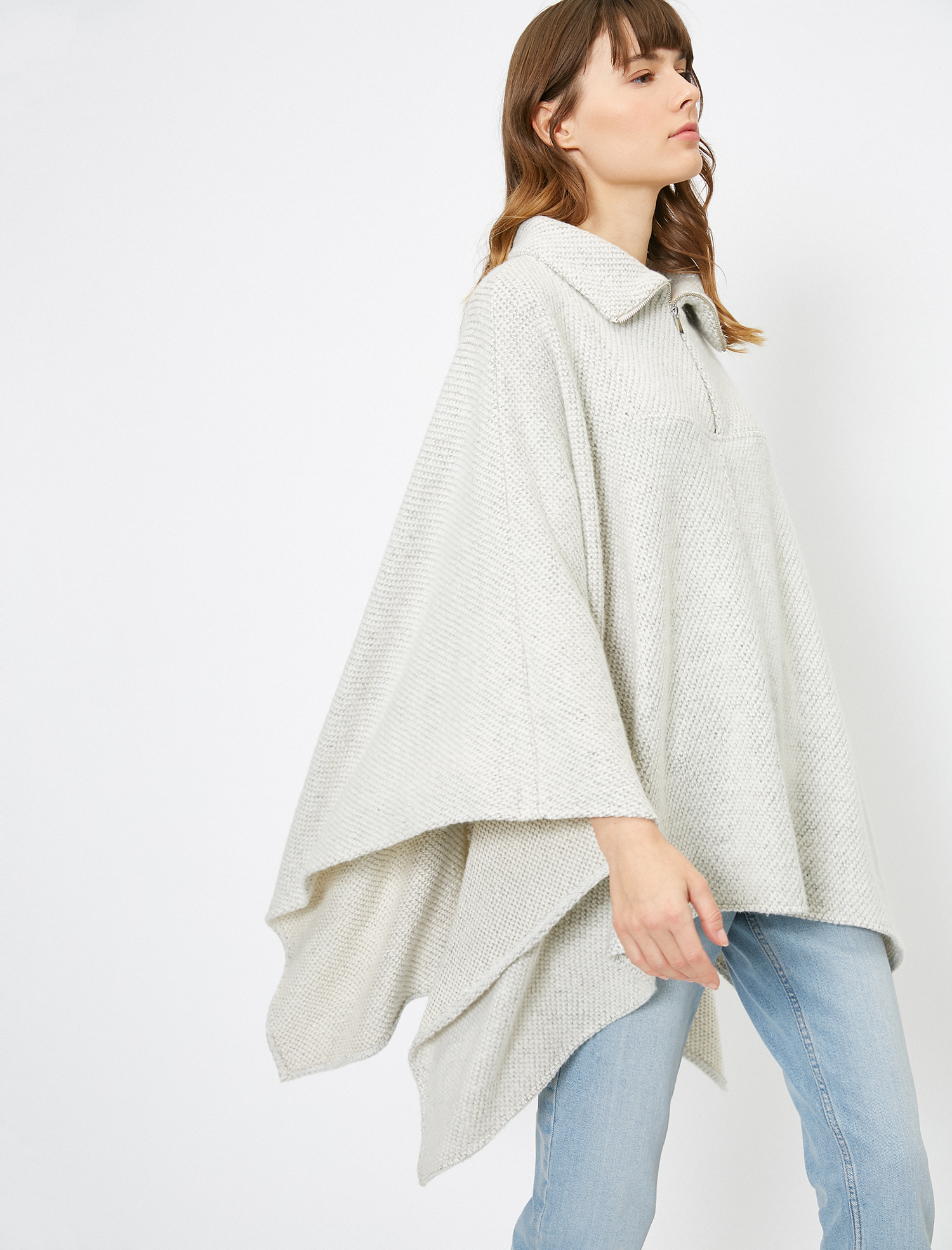   Fermuar Detaylı Hırka