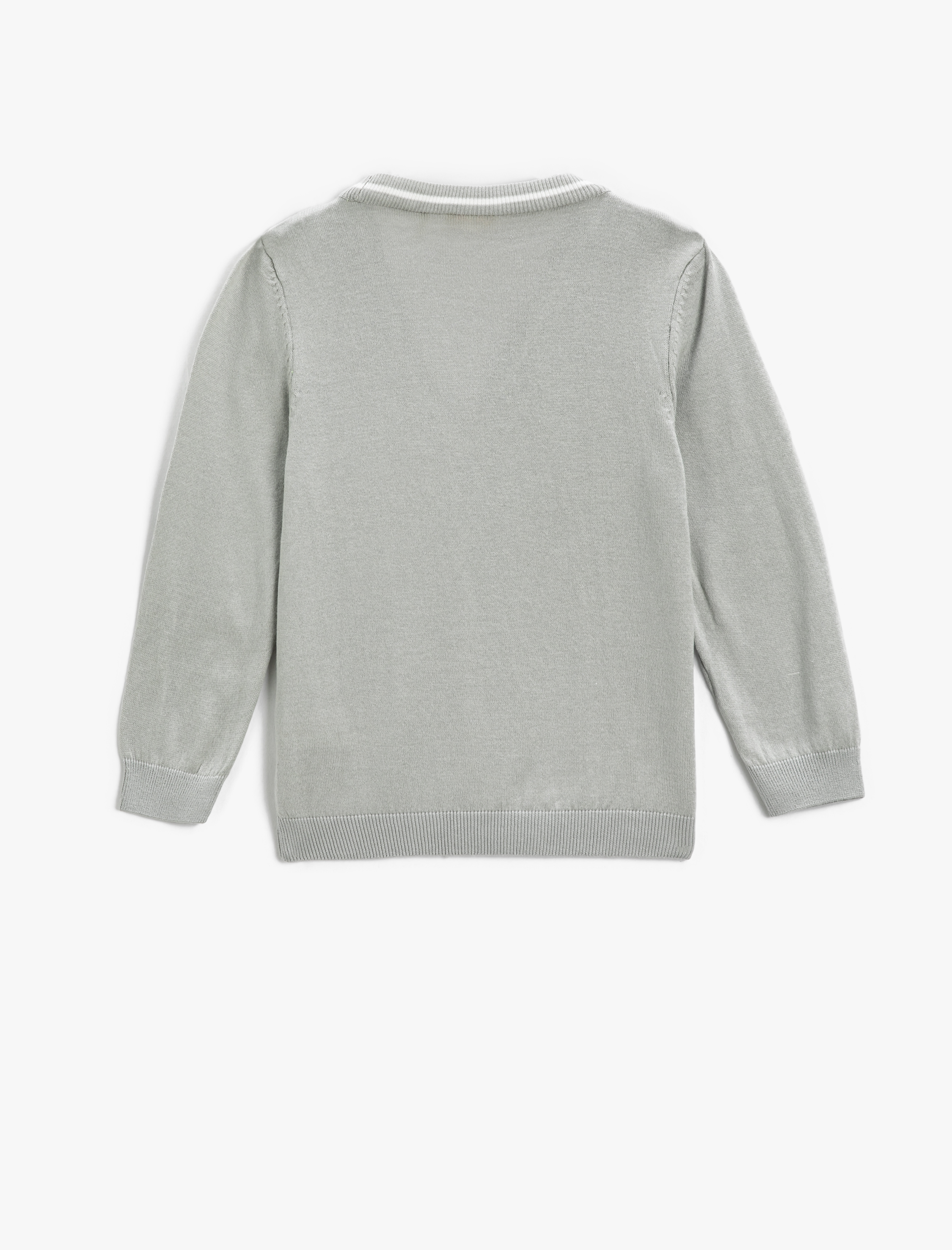  Erkek Çocuk Basic Triko Hırka Düğmeli