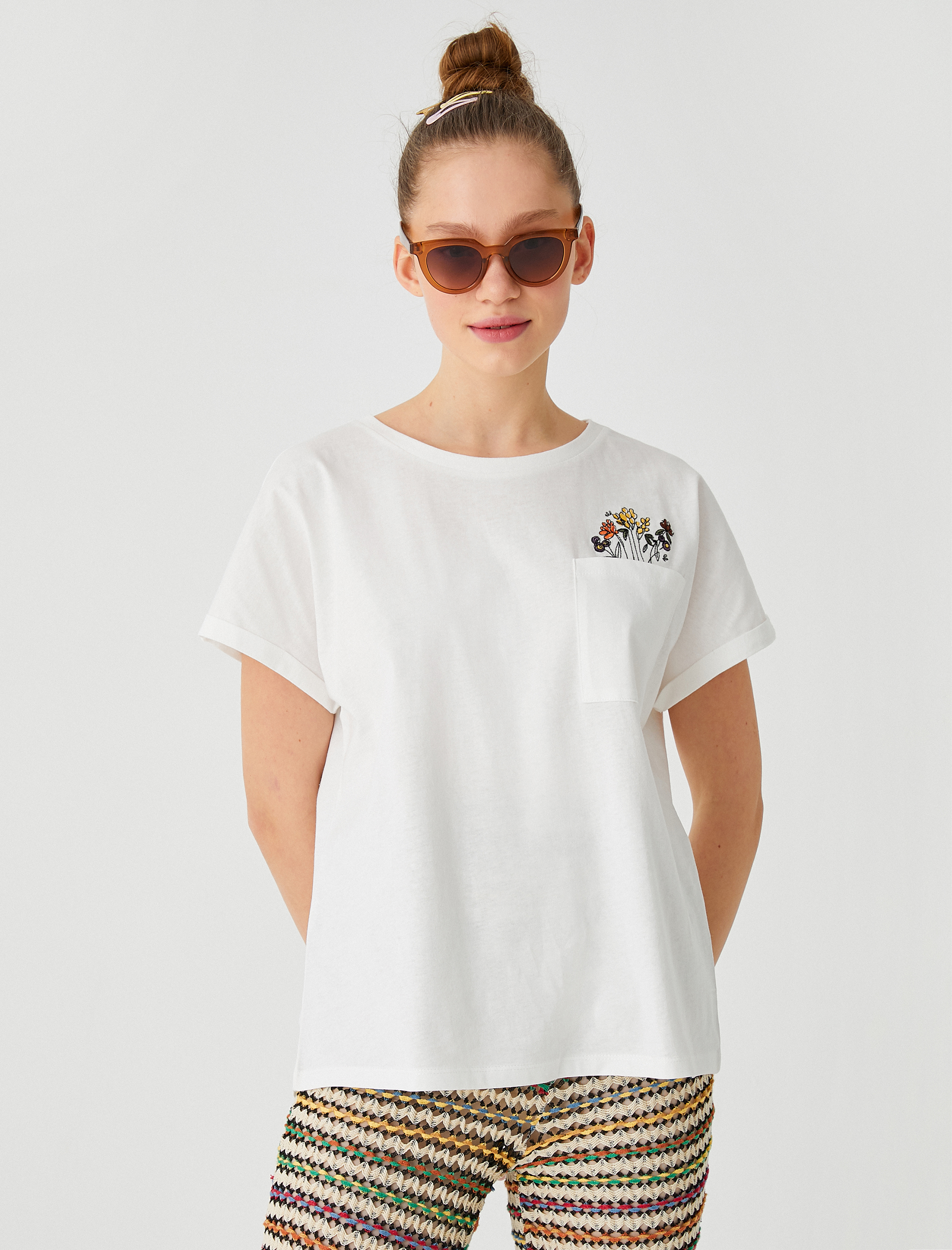   Kısa Kollu Baskılı Tişört