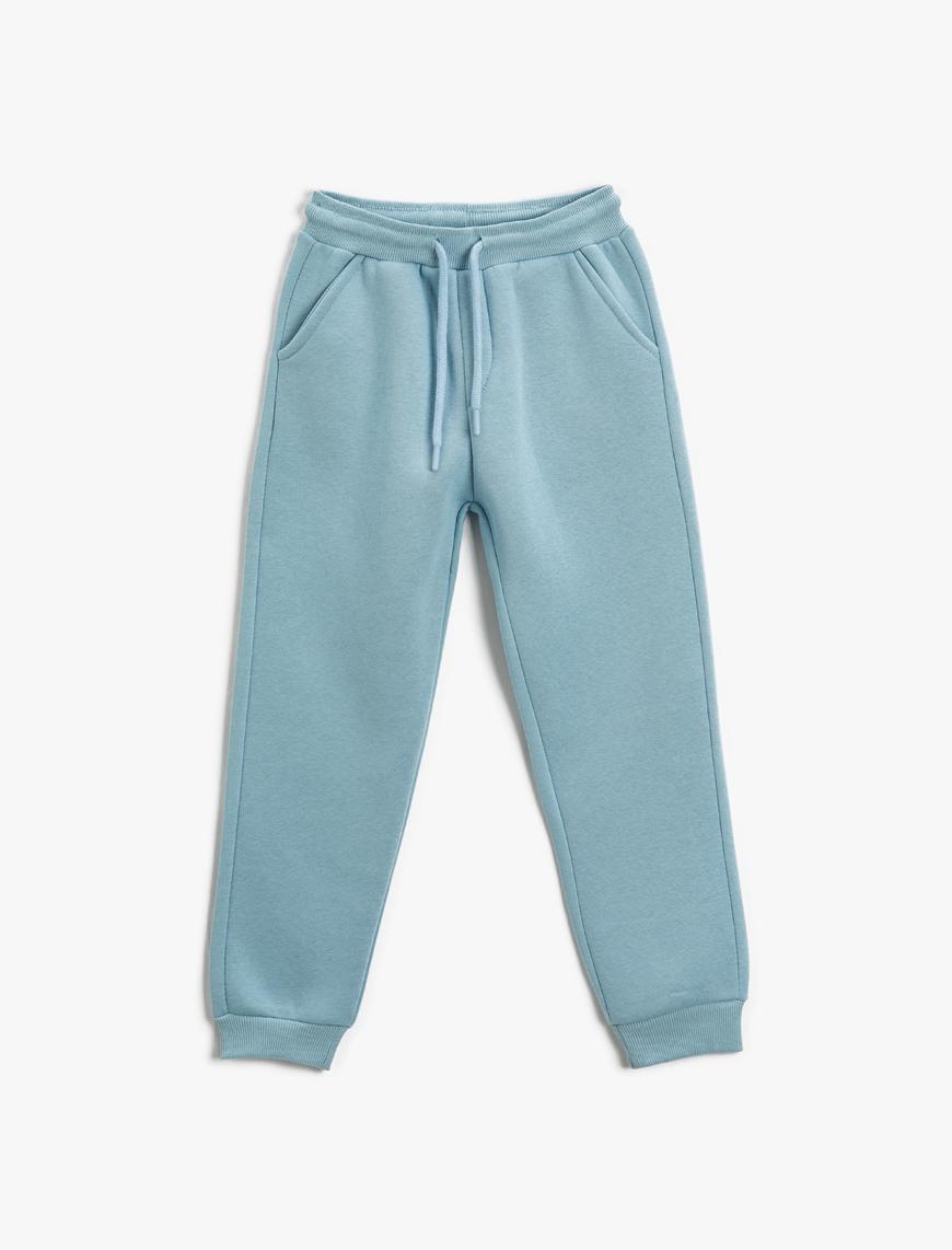  Erkek Çocuk Basic Jogger Eşofman Altı Cepli