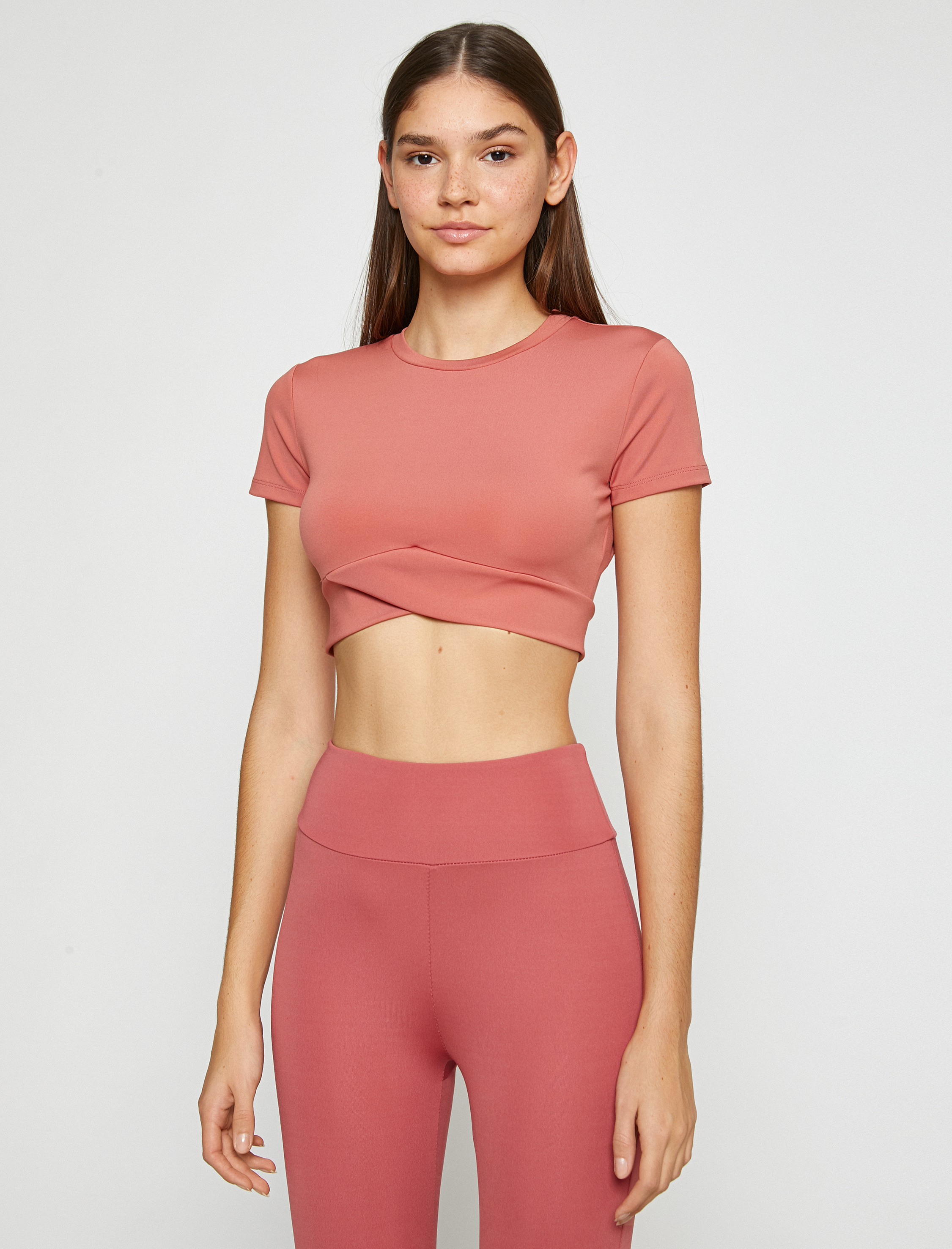   Crop Yoga Tişörtü