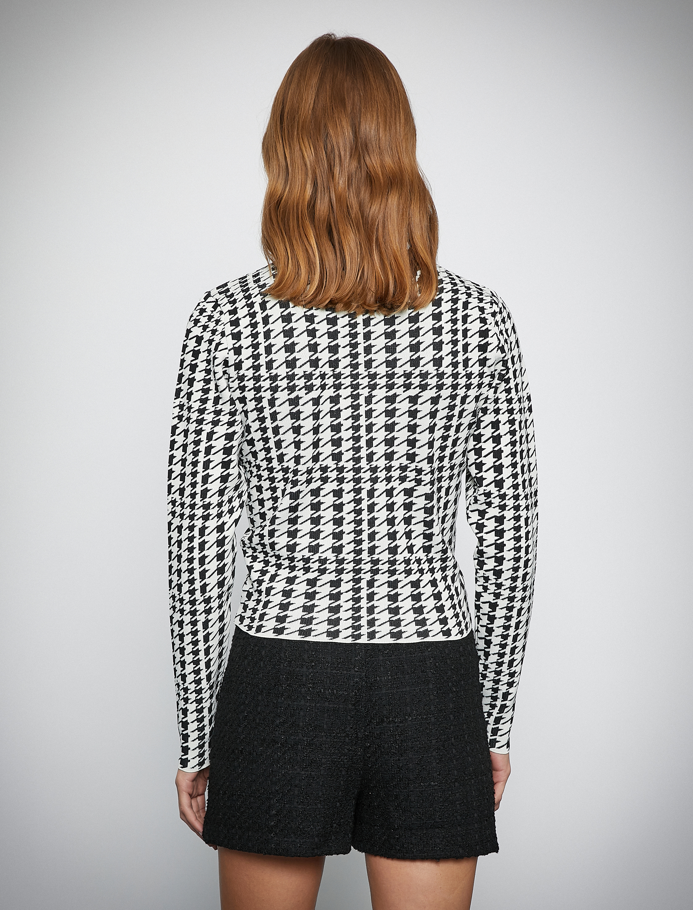   Melis Ağazat X Koton - Simli Yarım Balıkçı Yaka Kazak