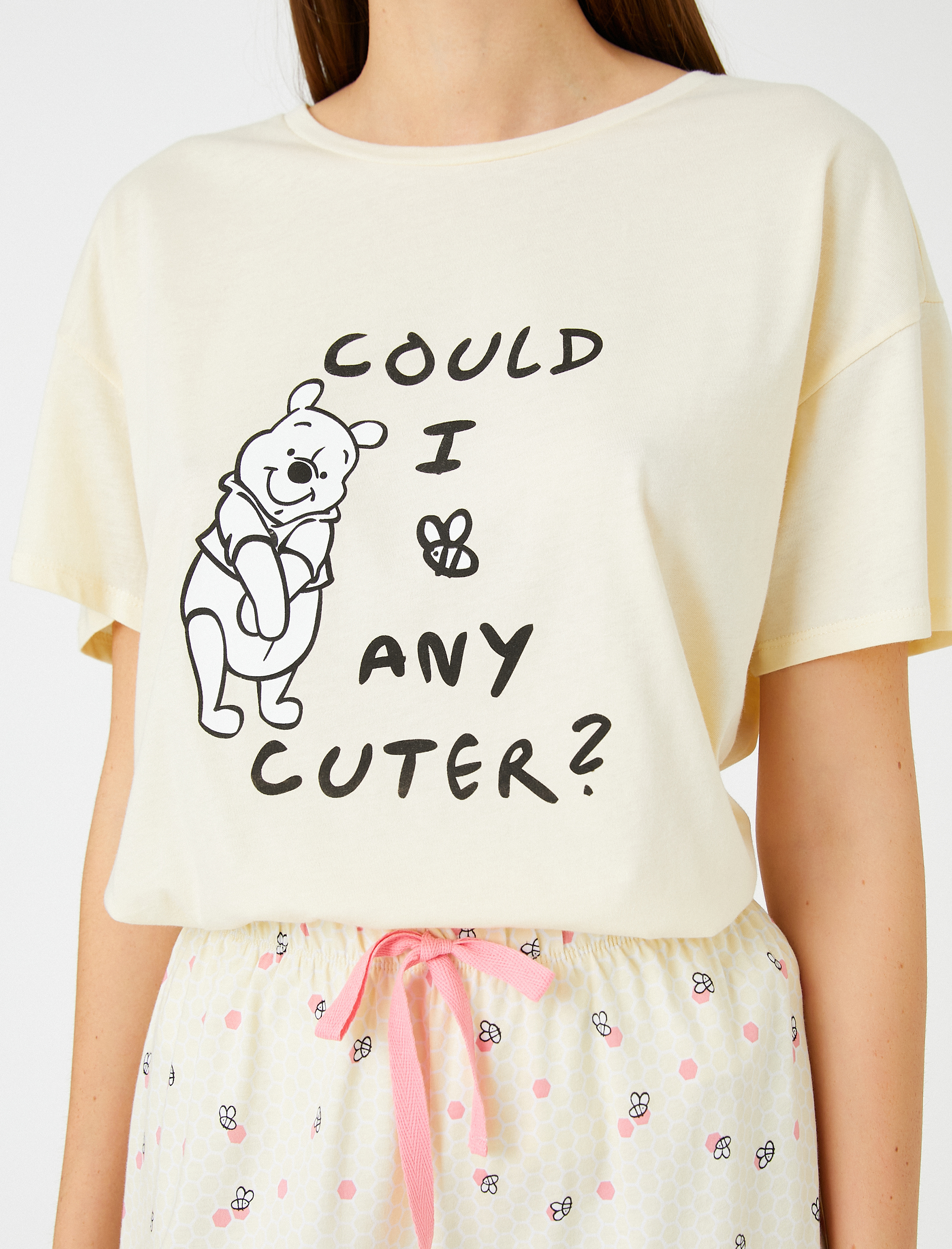   Şortlu Pijama Takımı Kısa Kollu Baskılı