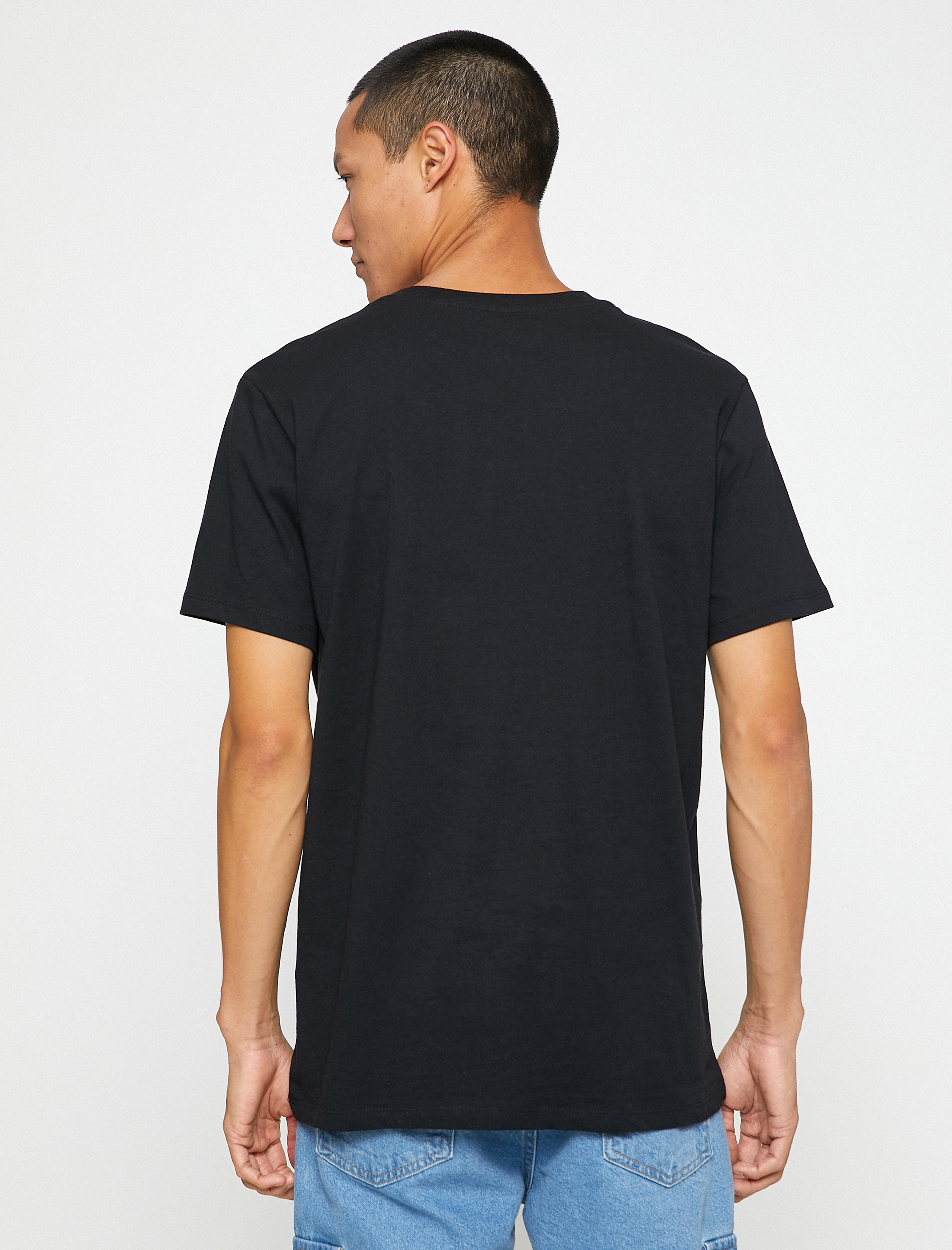   Basic Tişört Slim Fit Bisiklet Yaka Kısa Kollu Pamuklu