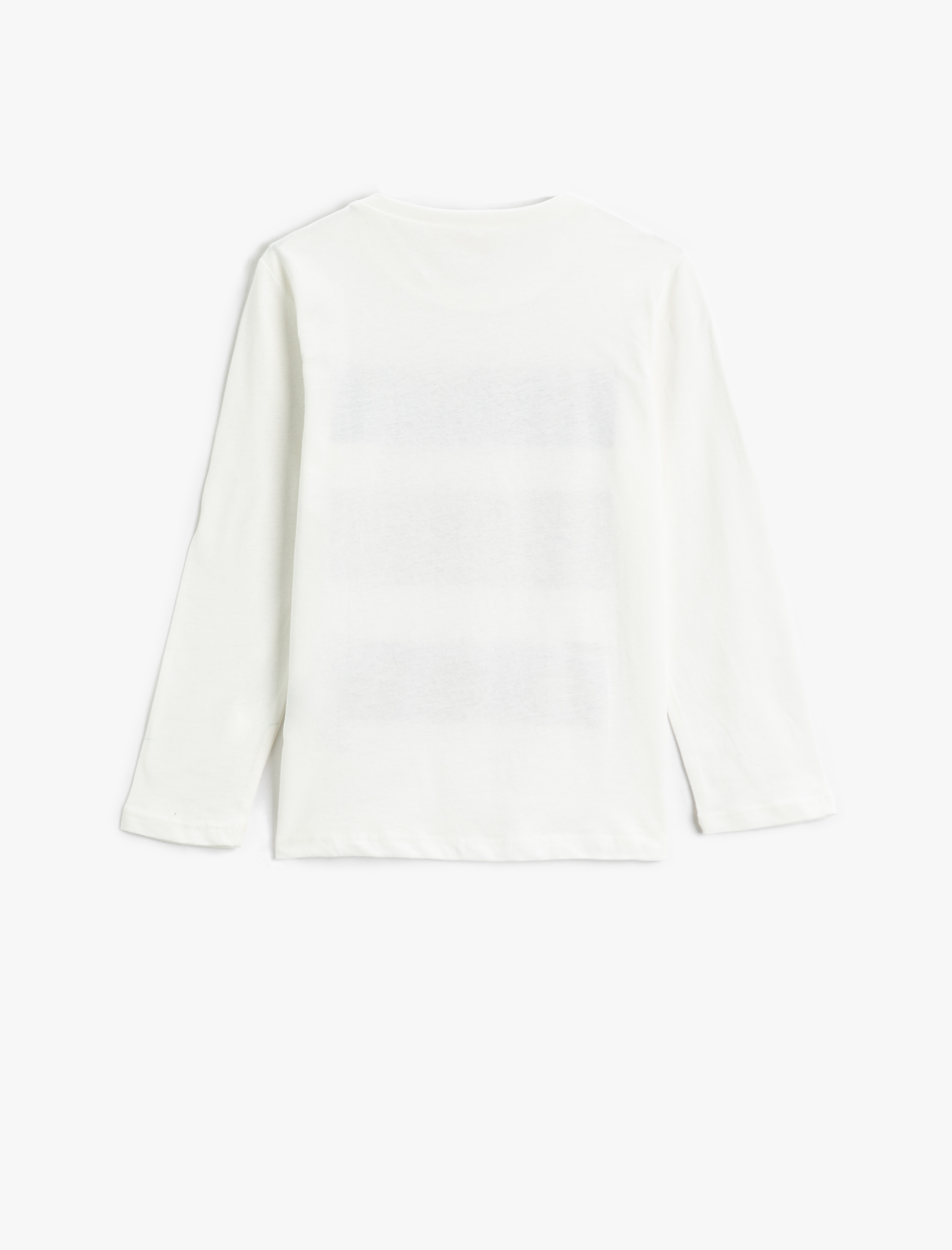  Erkek Çocuk Uzun Kollu Tişört Baskılı Bisiklet Yaka