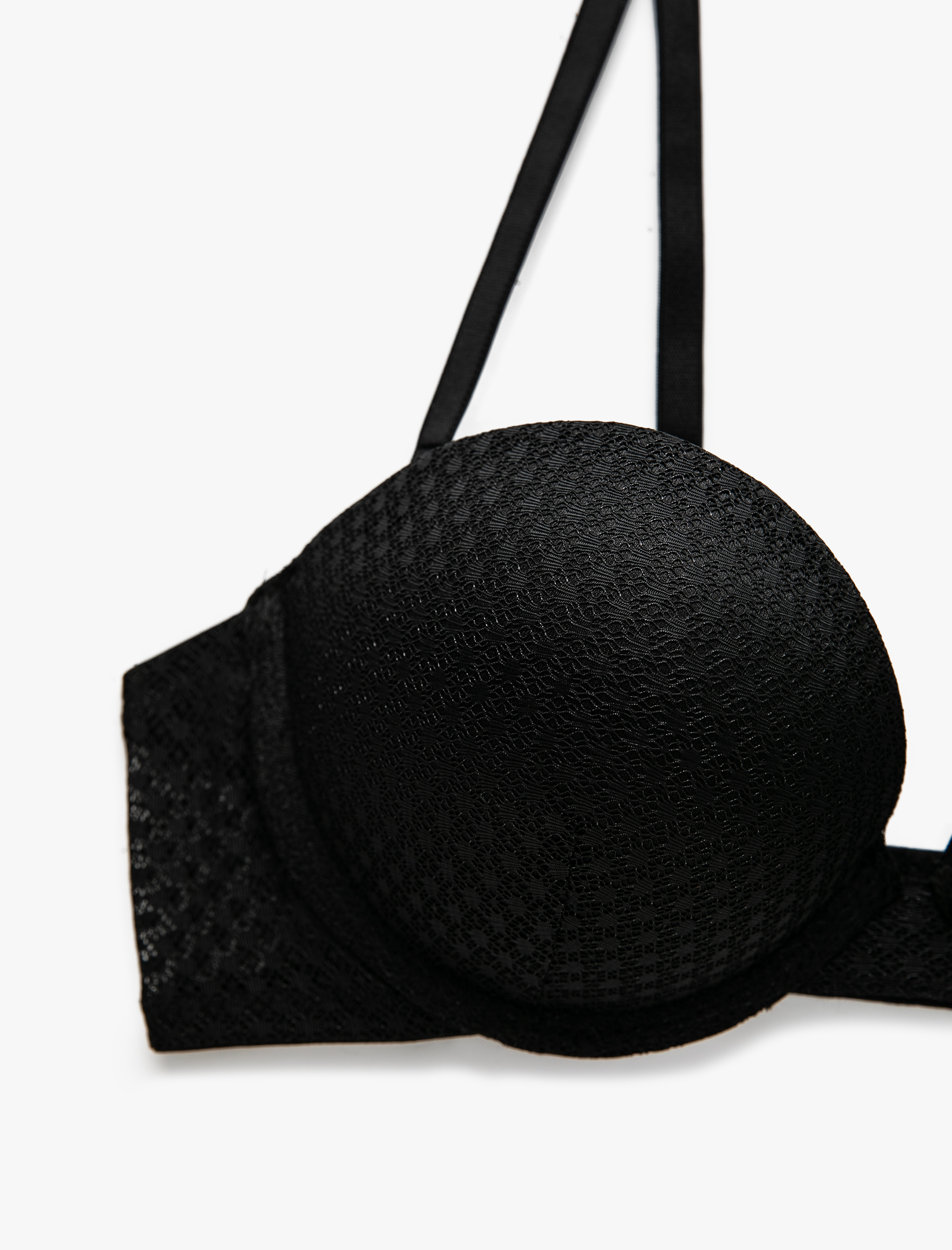   Dantelli Destekli Sütyen Ekstra Dolgulu Balenli Kaplı