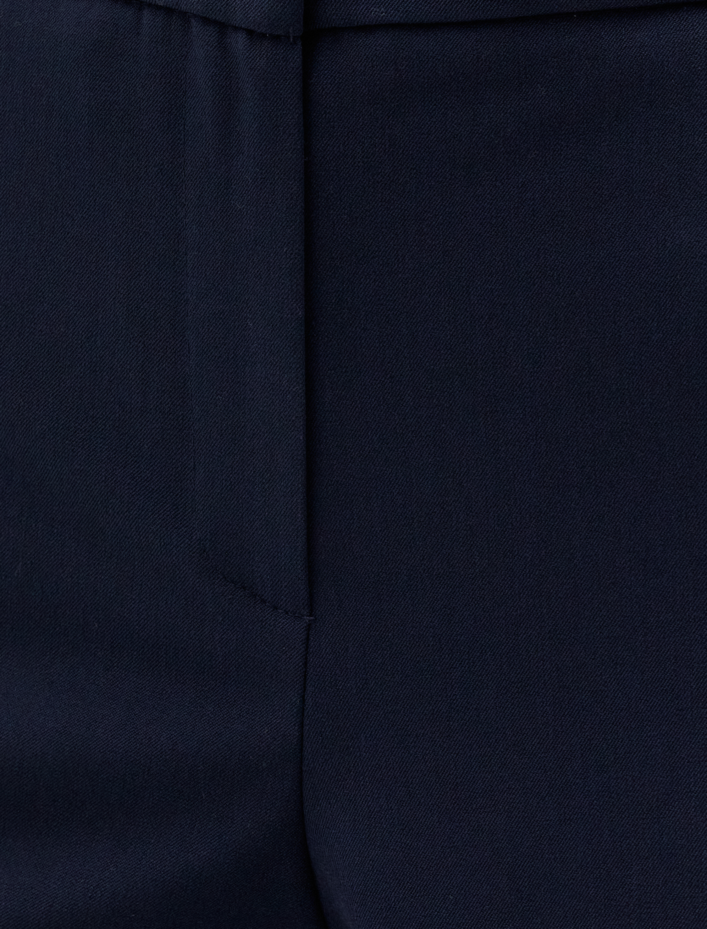   Cigarette Kumaş Pantolon Crop Düz Paça