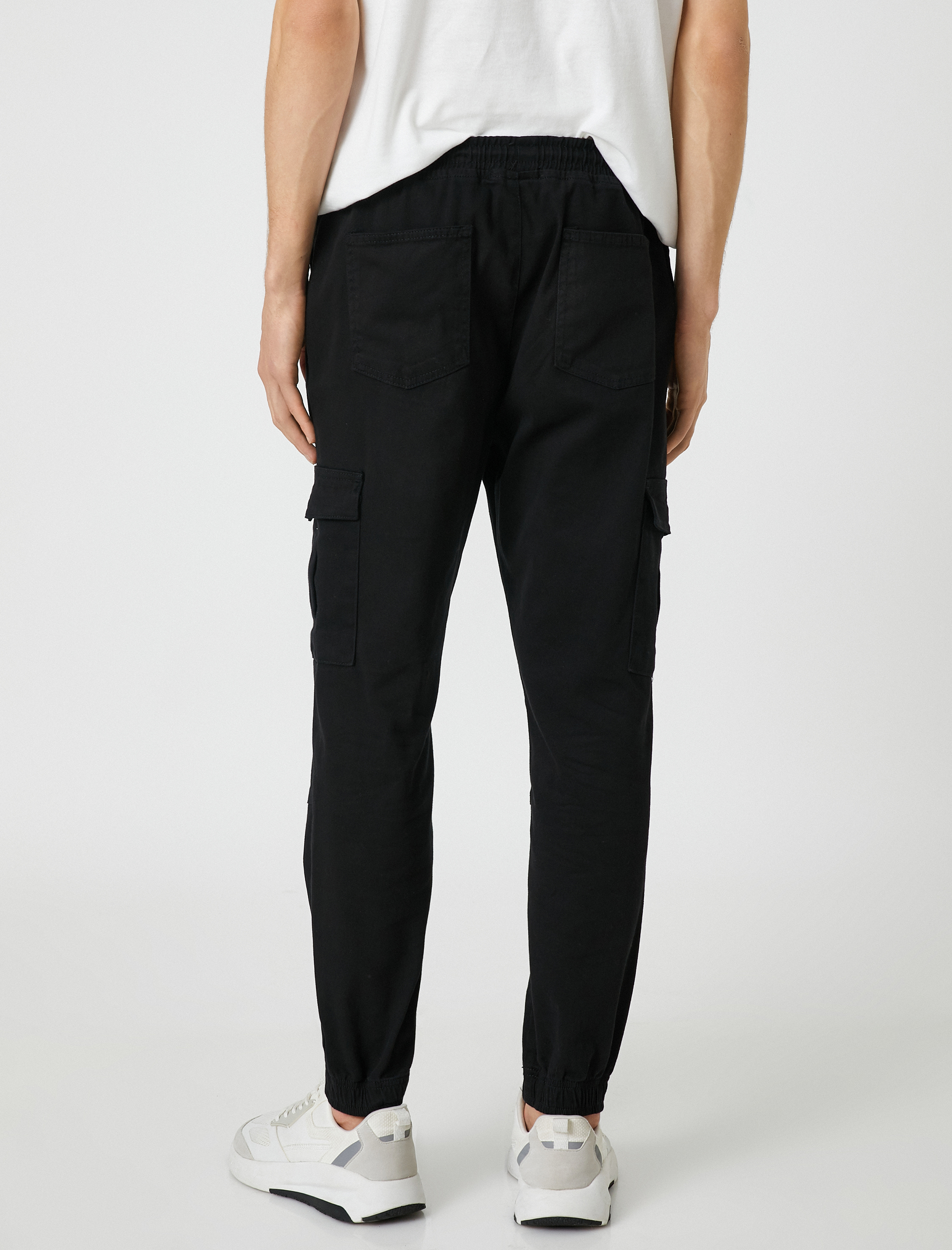 Jogger Kargo Pantolon Beli Bağcıklı Cep Detaylı
