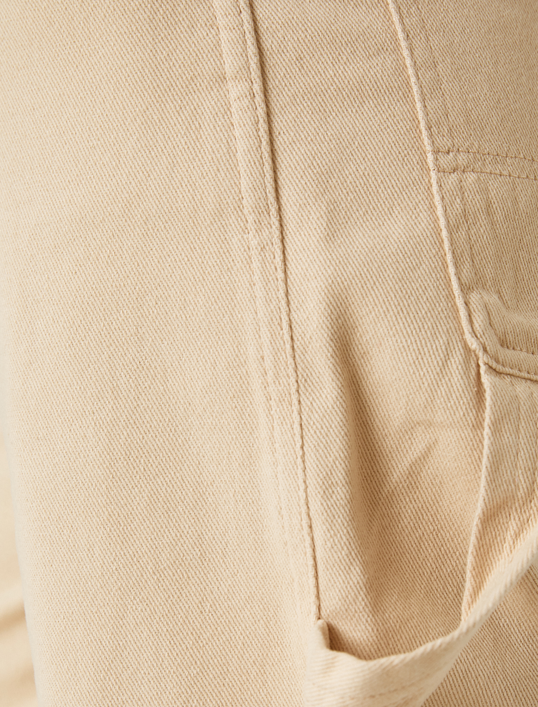   Geniş Paça Kot Pantolon Yüksek Bel