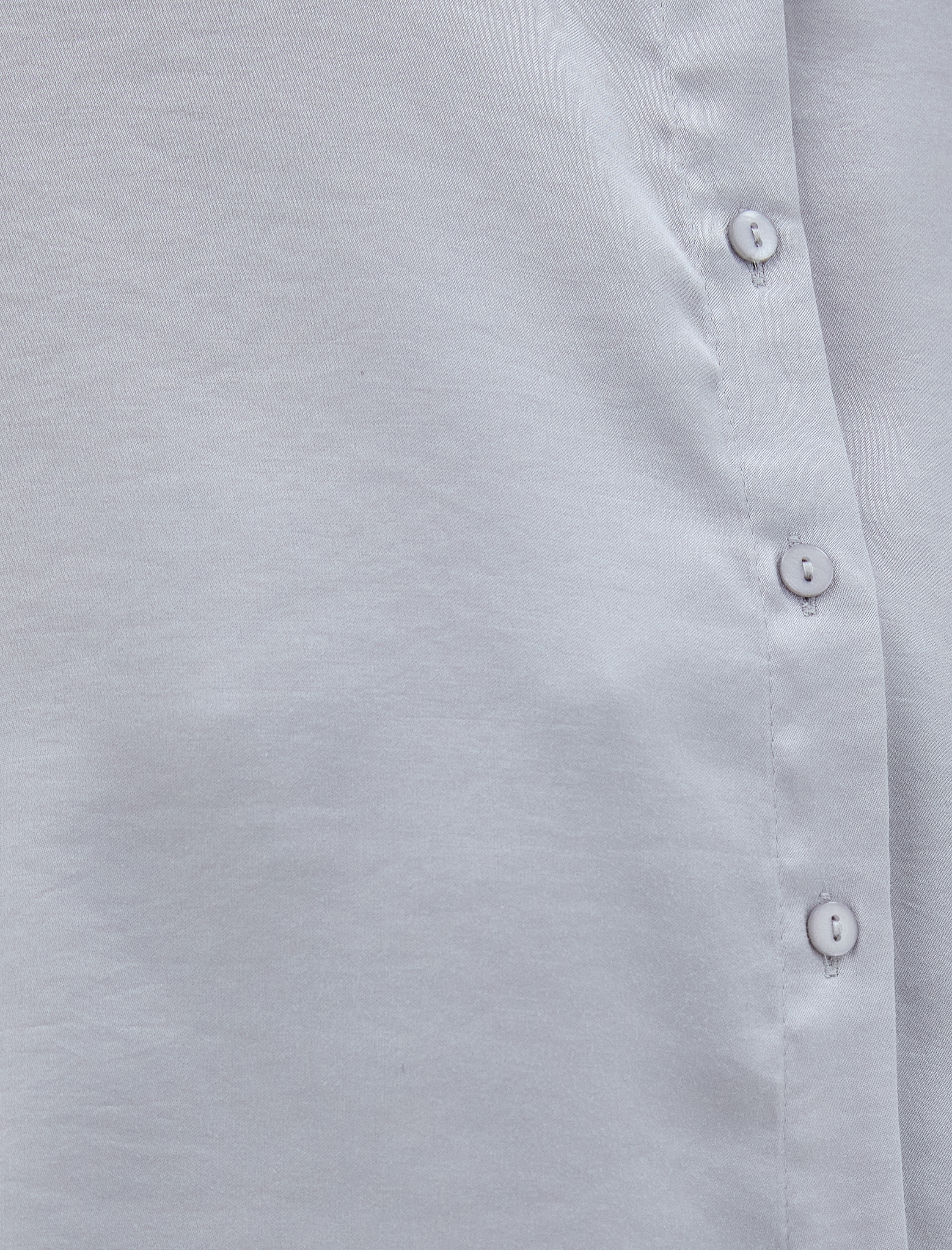   Saten Gömlek Uzun Reglan Kollu