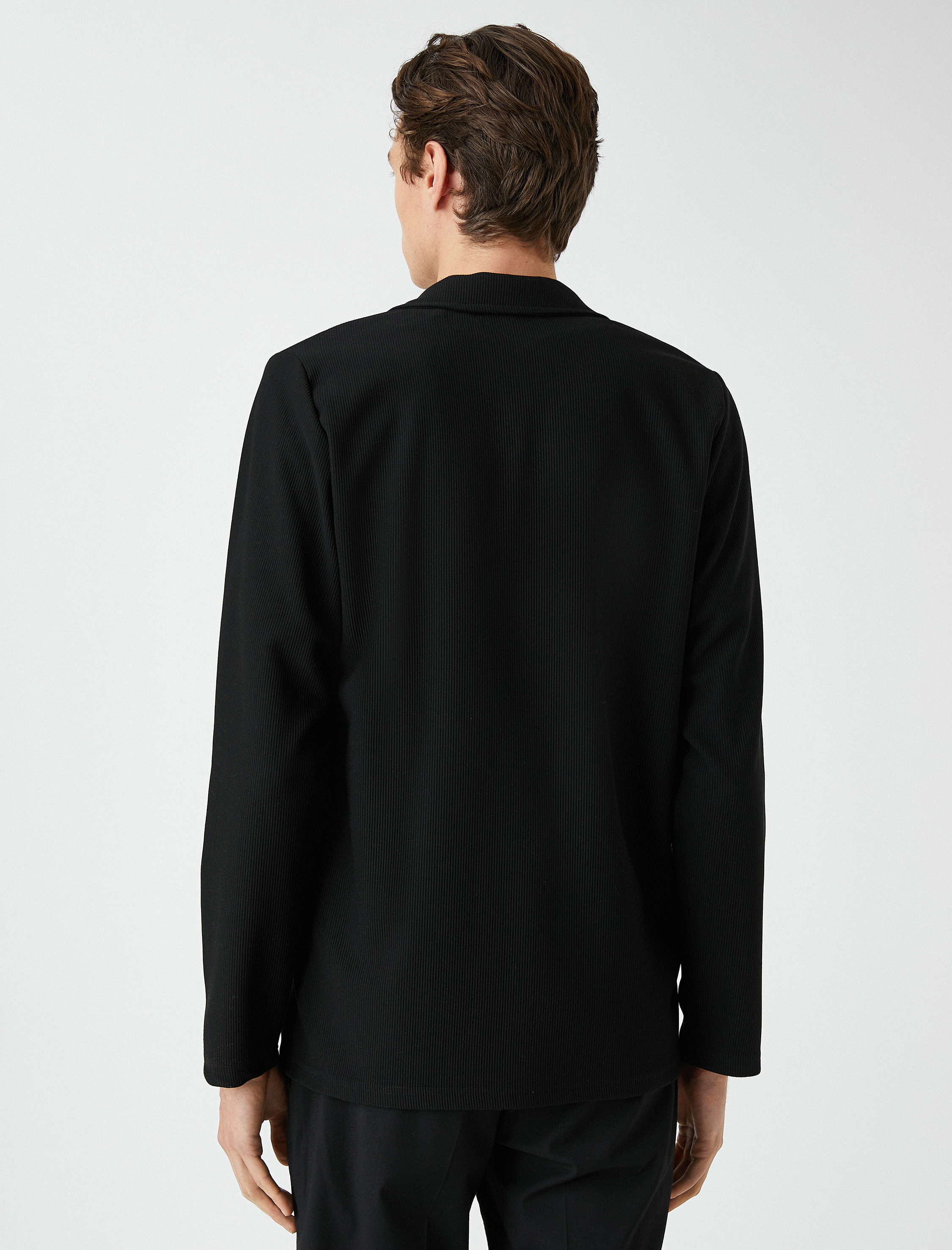   Basic Blazer Ceket Düğme Detaylı Cepli