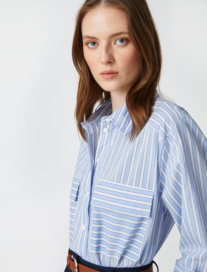  Cepli Gömlek Lastik Detaylı