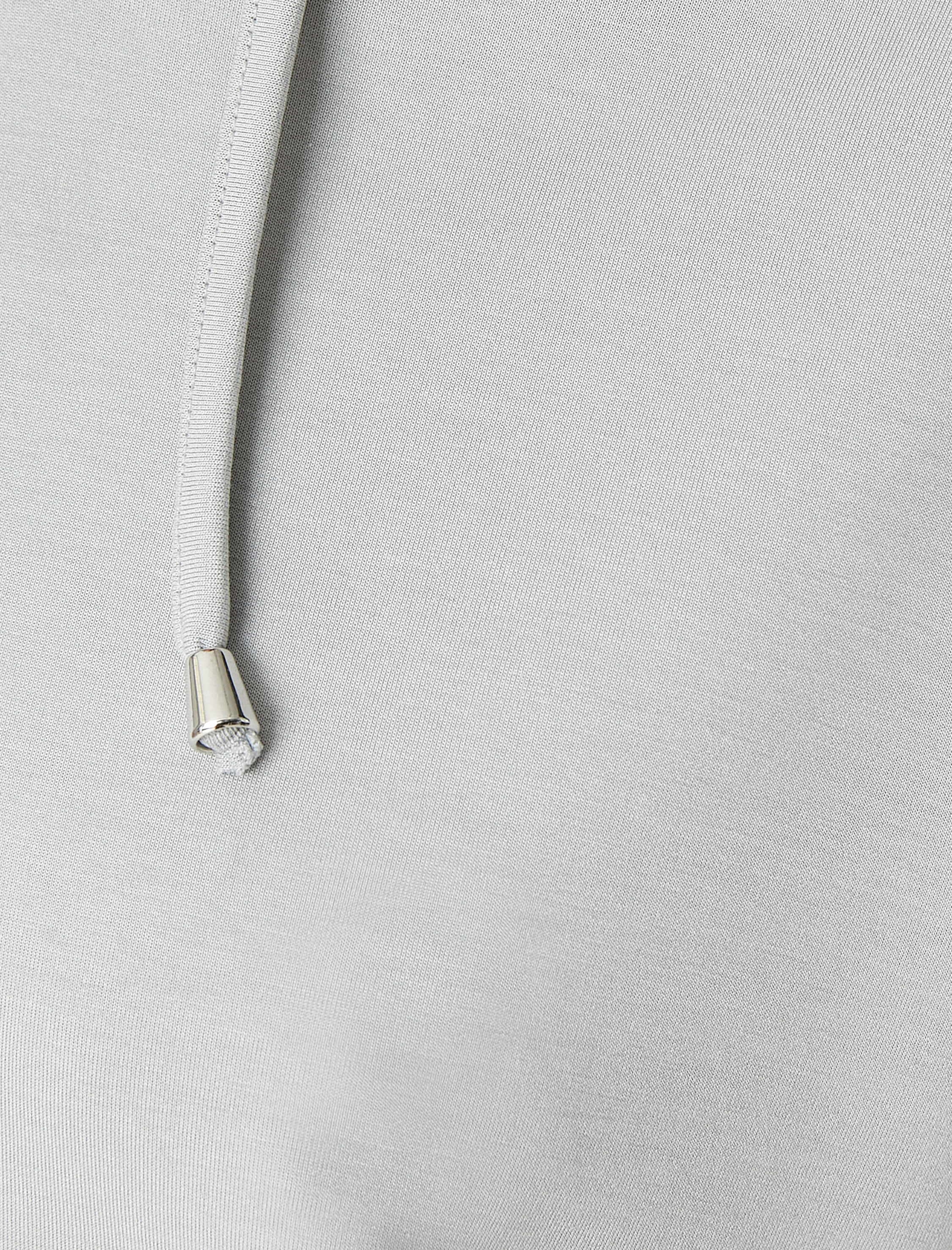   Kapüşonlu Kısa Kollu Sweatshirt Kanguru Cepli Modal Karışımlı