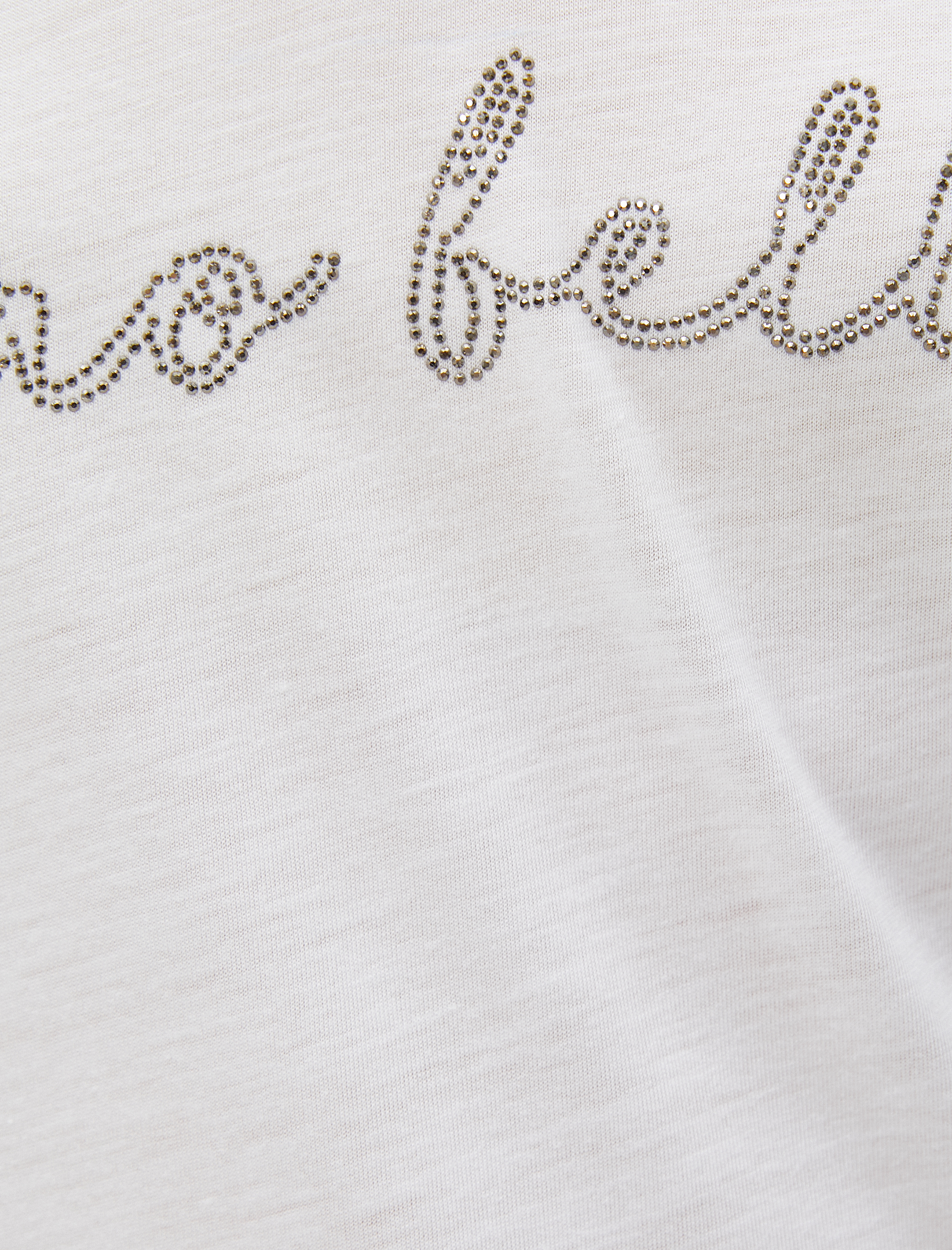   Taşlı Tişört V Yaka