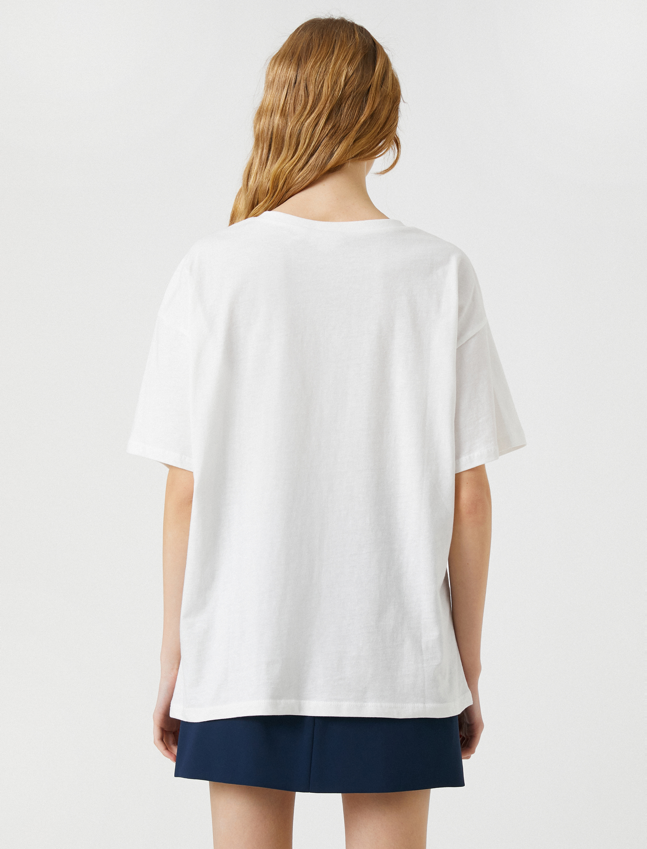   Harvard Tişört Baskılı Lisanslı Pamuklu Bisiklet Yaka Kısa Kollu