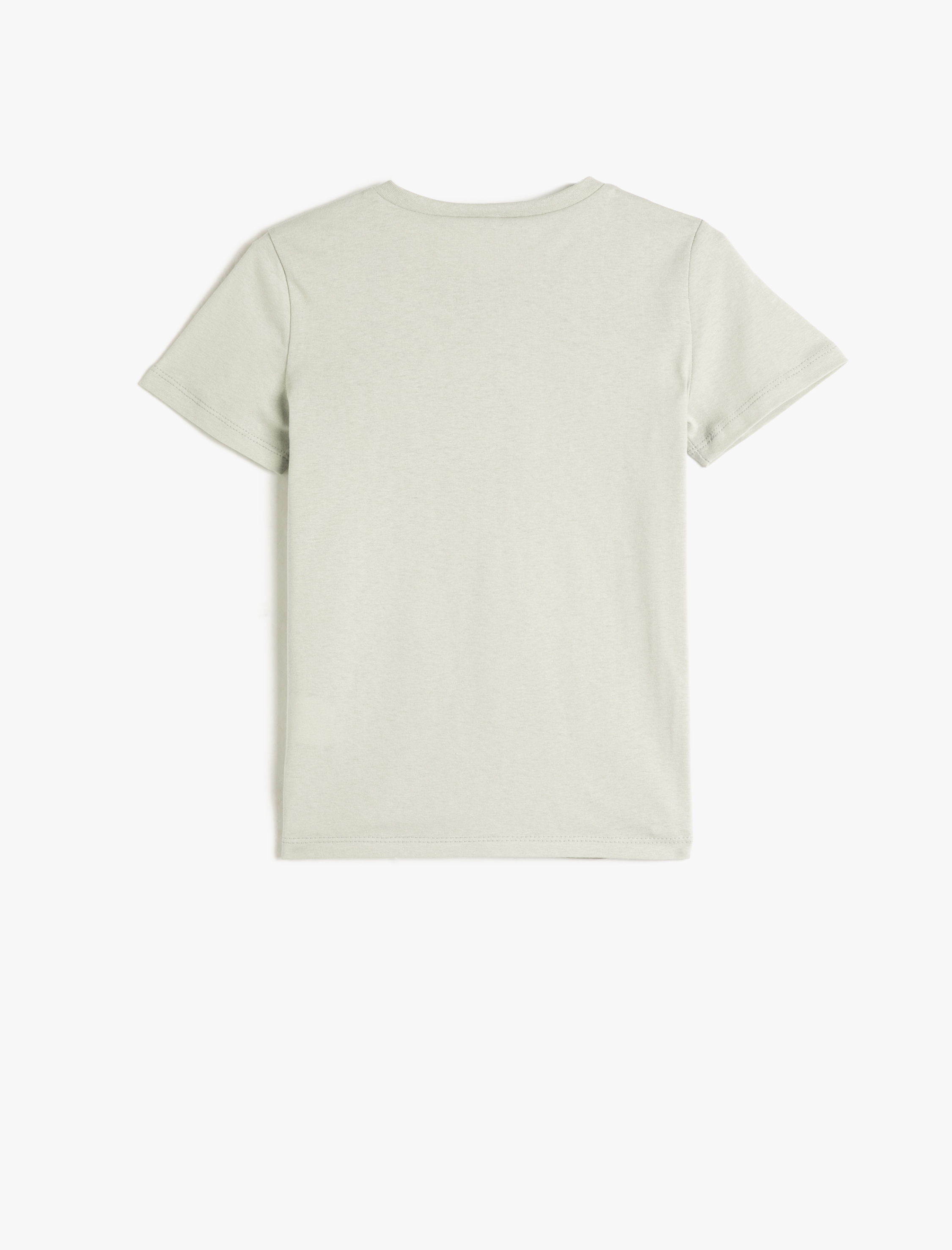  Erkek Çocuk Kuru Kafa Baskılı Kısa Kollu Tişört Bisiklet Yaka Pamuklu