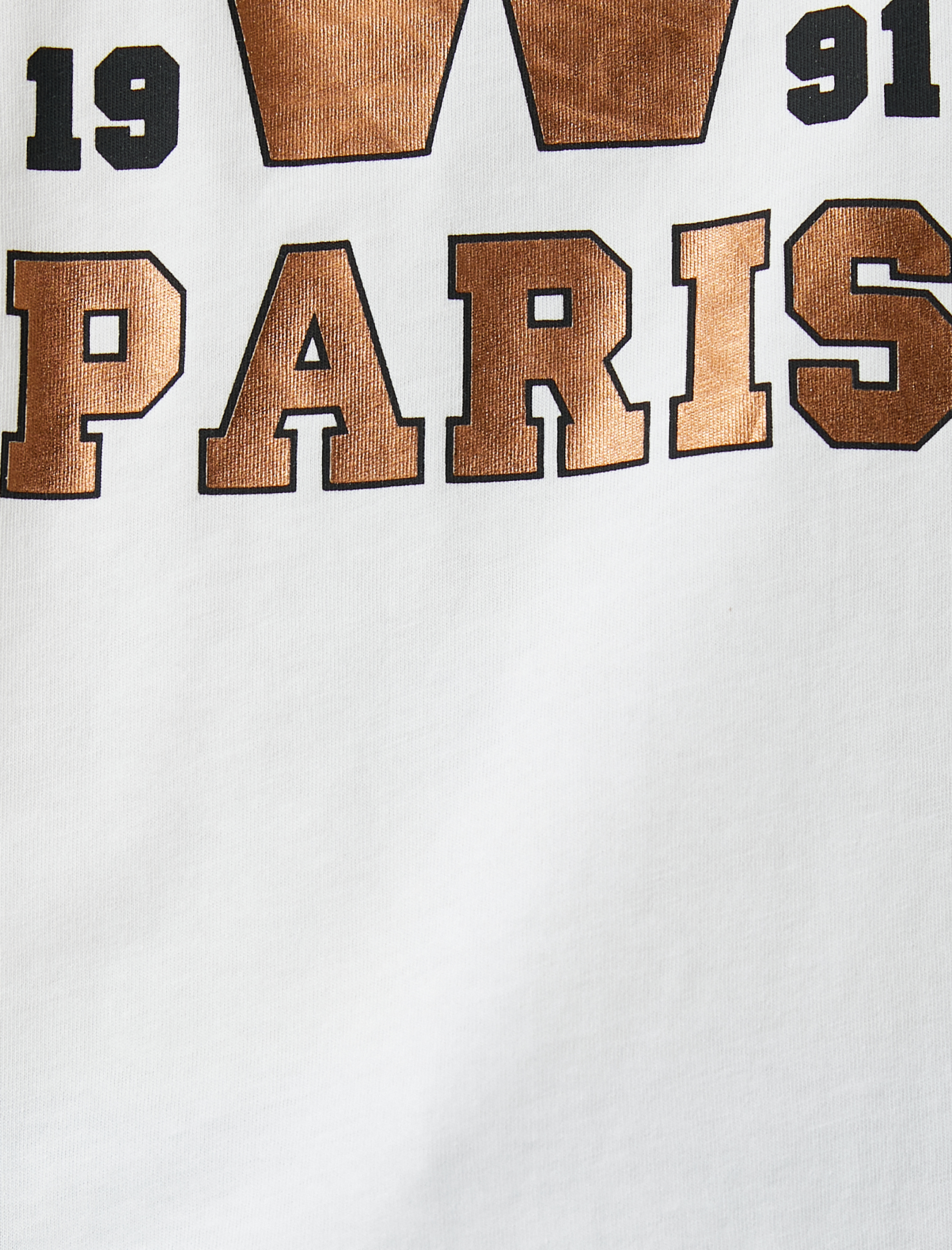   Parlak Baskılı Tişört Pamuklu