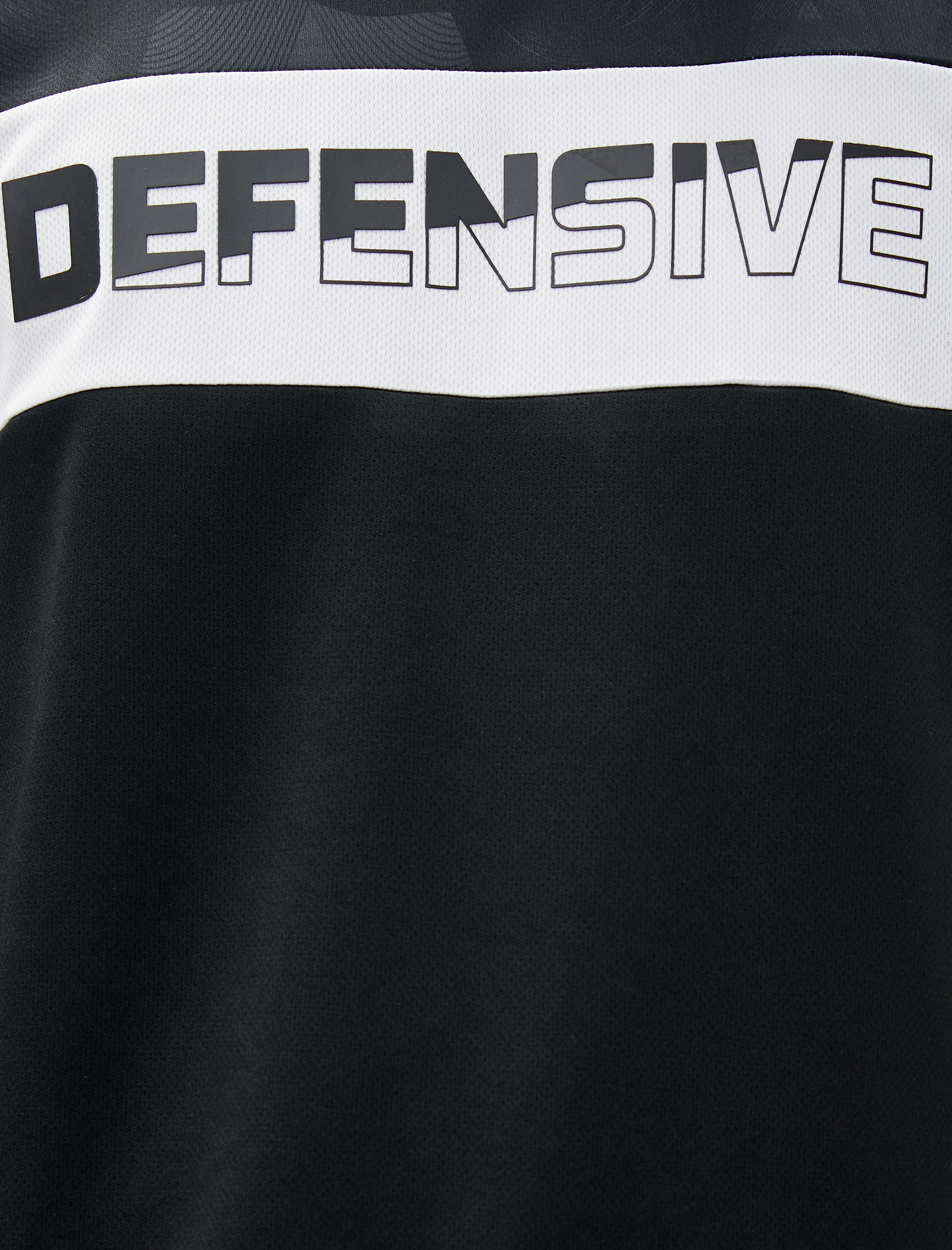   Spor Tişört Slogan Baskılı Bisiklet Yaka Renk Bloklu