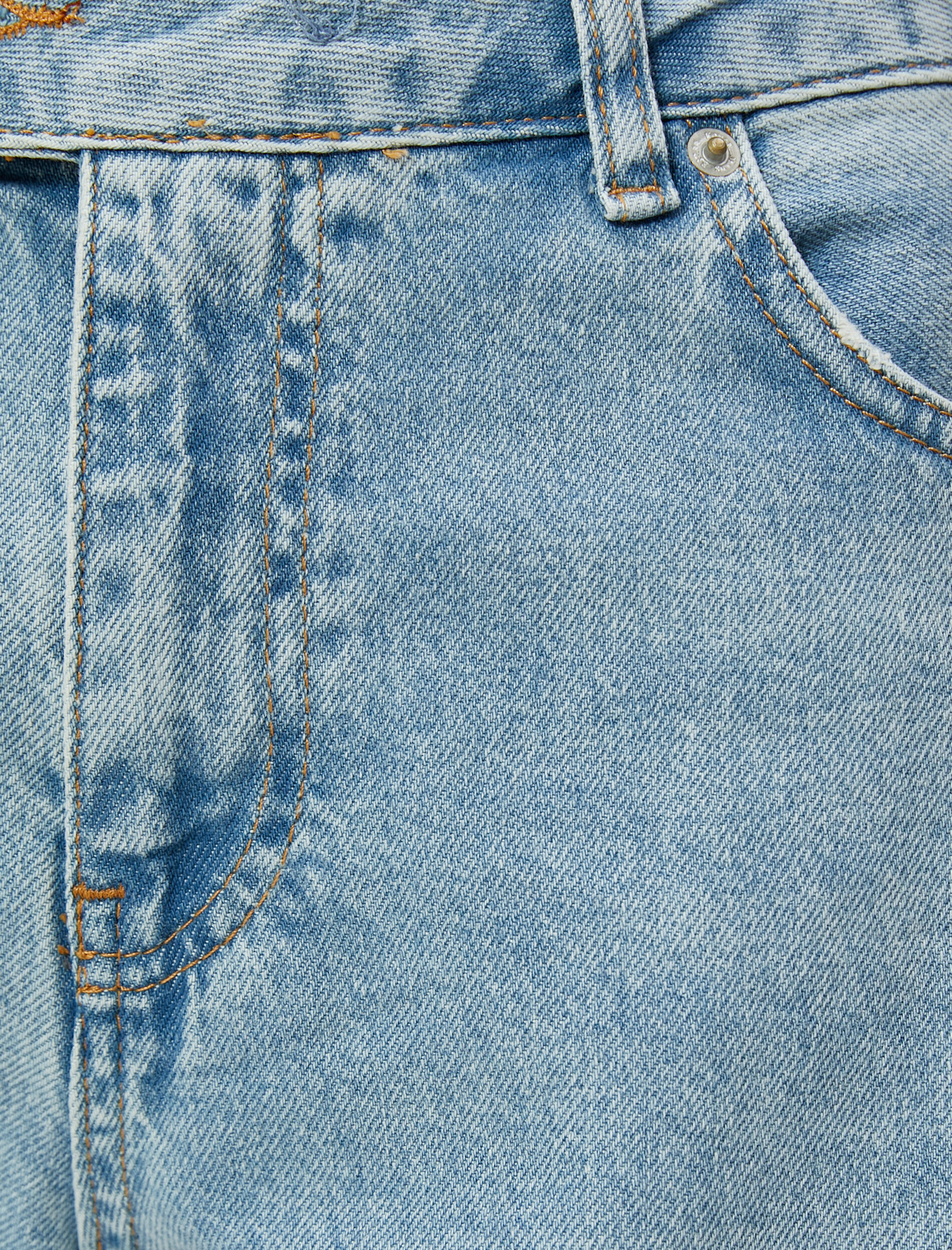   Kargo Kot Pantolon Straight Jean Cep Detaylı Düz Paça - Nora Jean