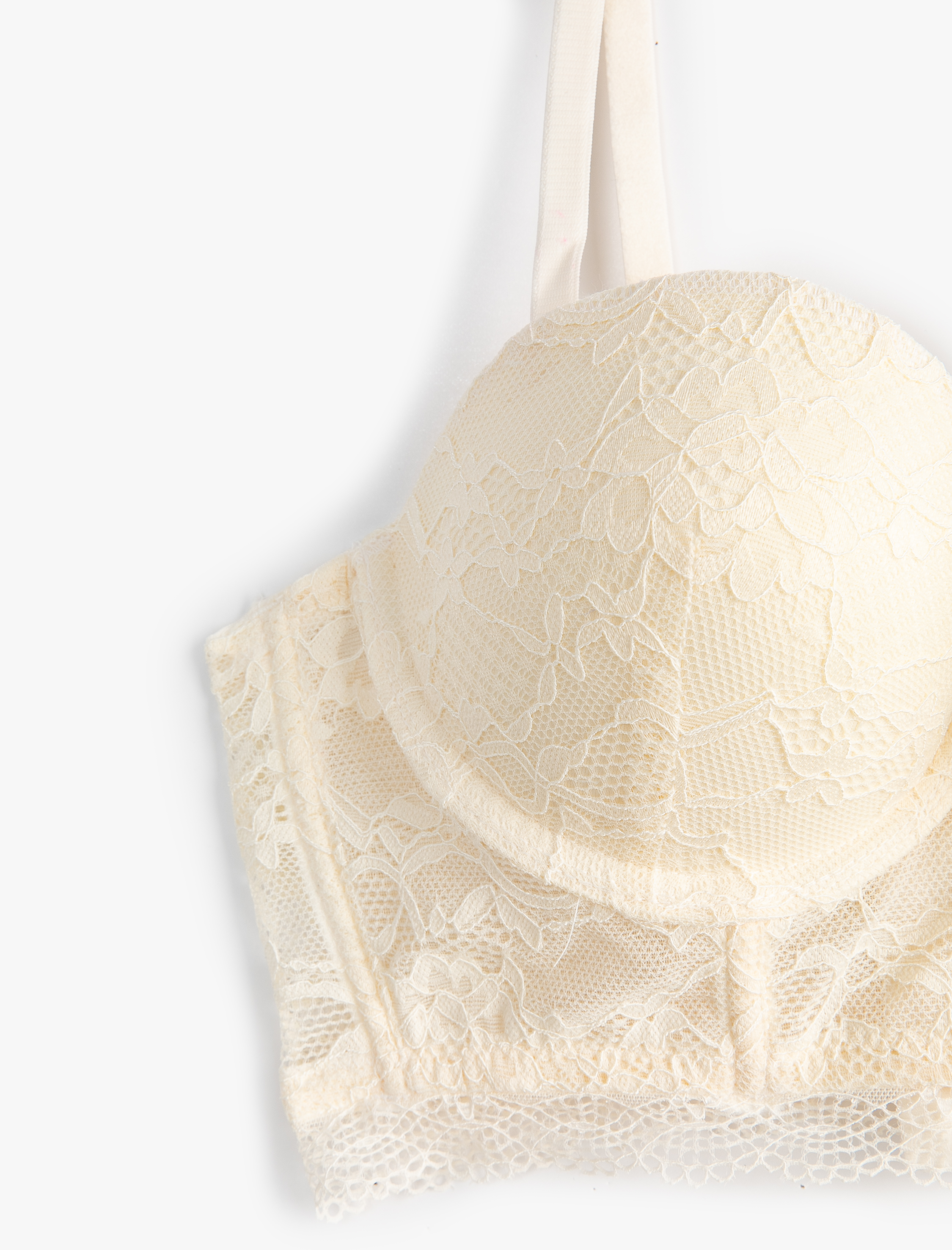   Push Up Bralet Sütyen Destekli Dolgulu Balenli Kaplı