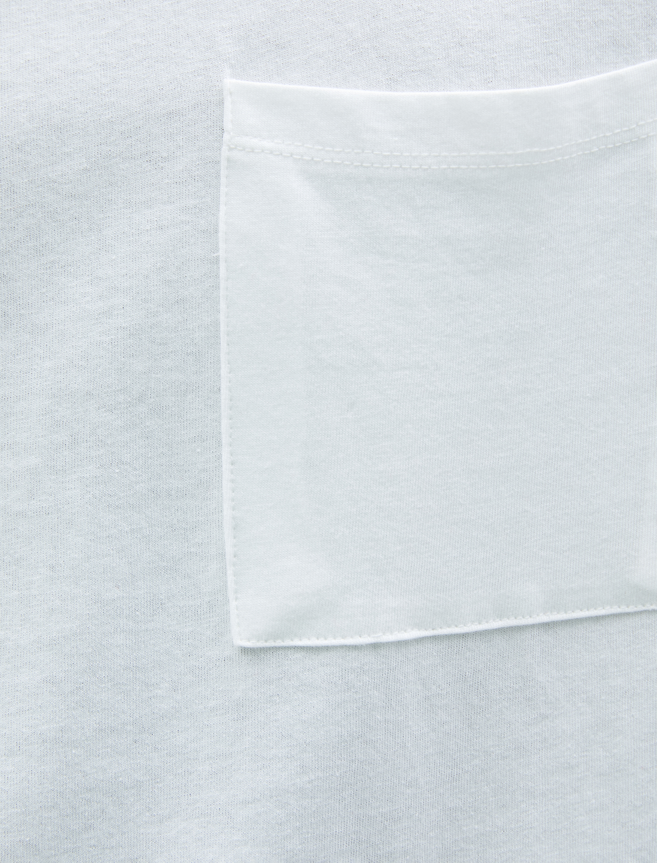   Cep Detaylı Tişört Reglan Kol Bisiklet Yaka Kısa Kollu