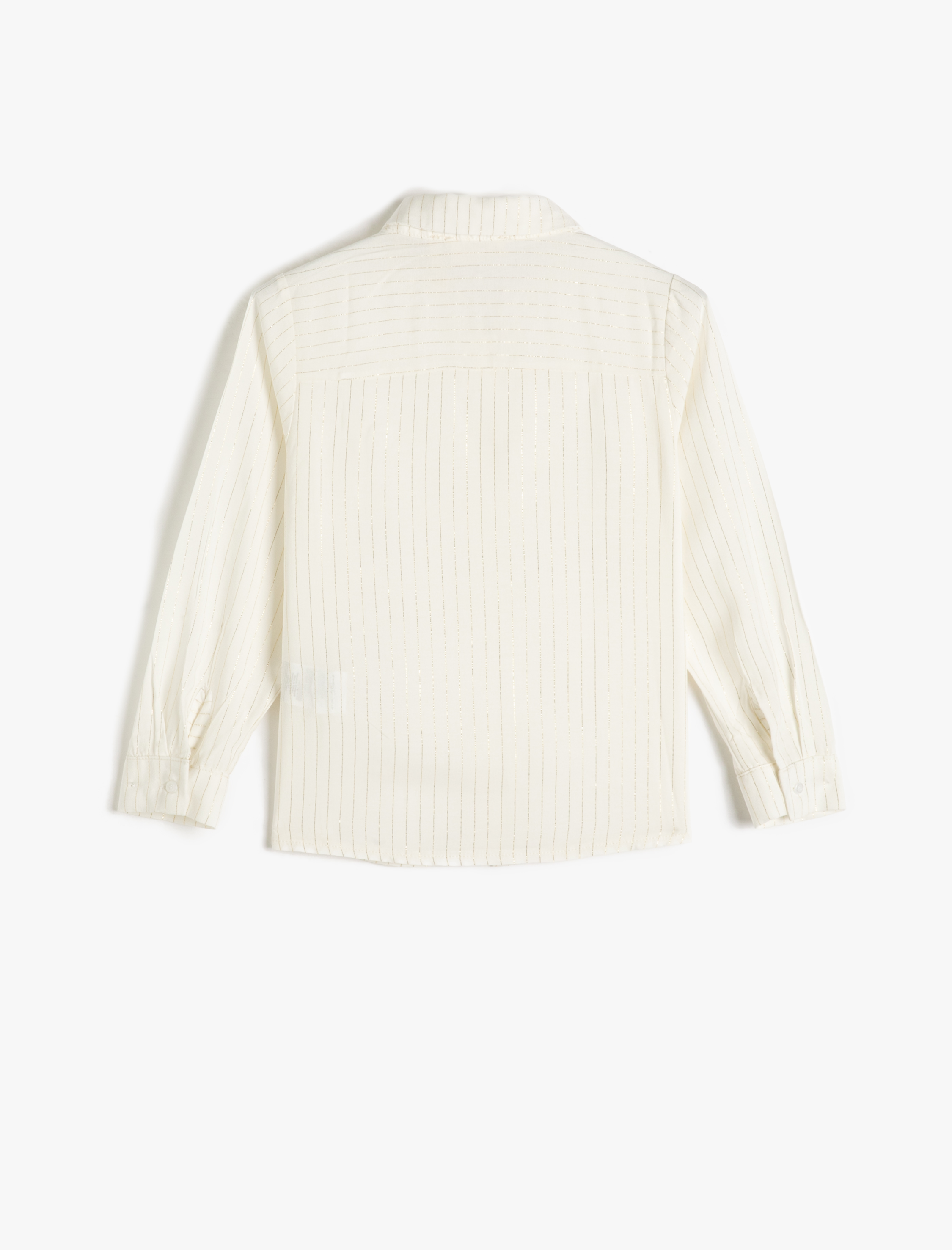  Kız Çocuk Gömlek Uzun Kollu Klasik Yaka Viskon Kumaş