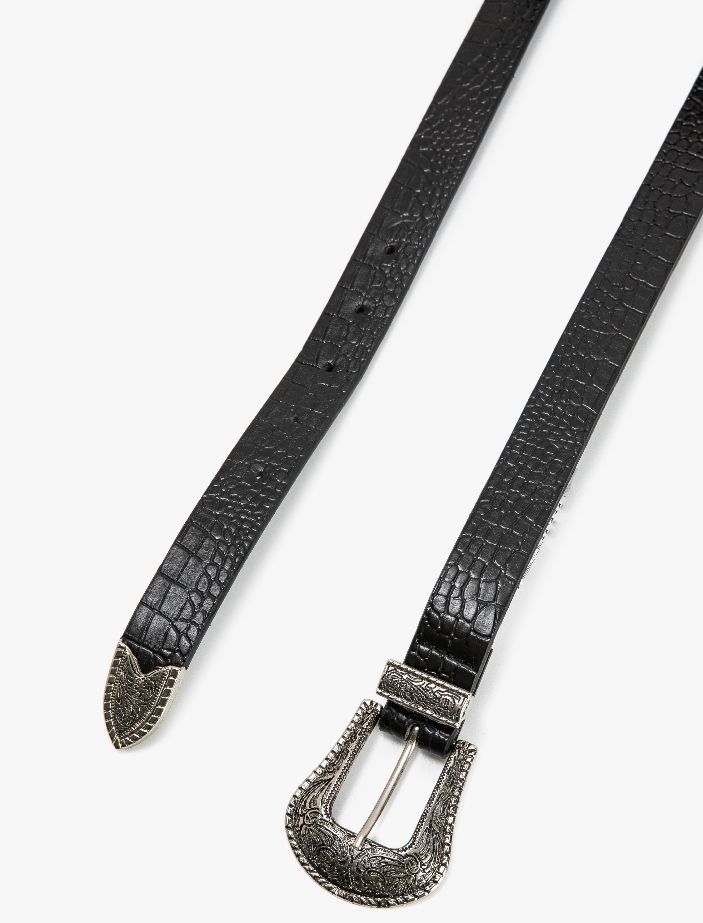  Kadın Kemer Suni Deri İşlemeli Toka Detaylı