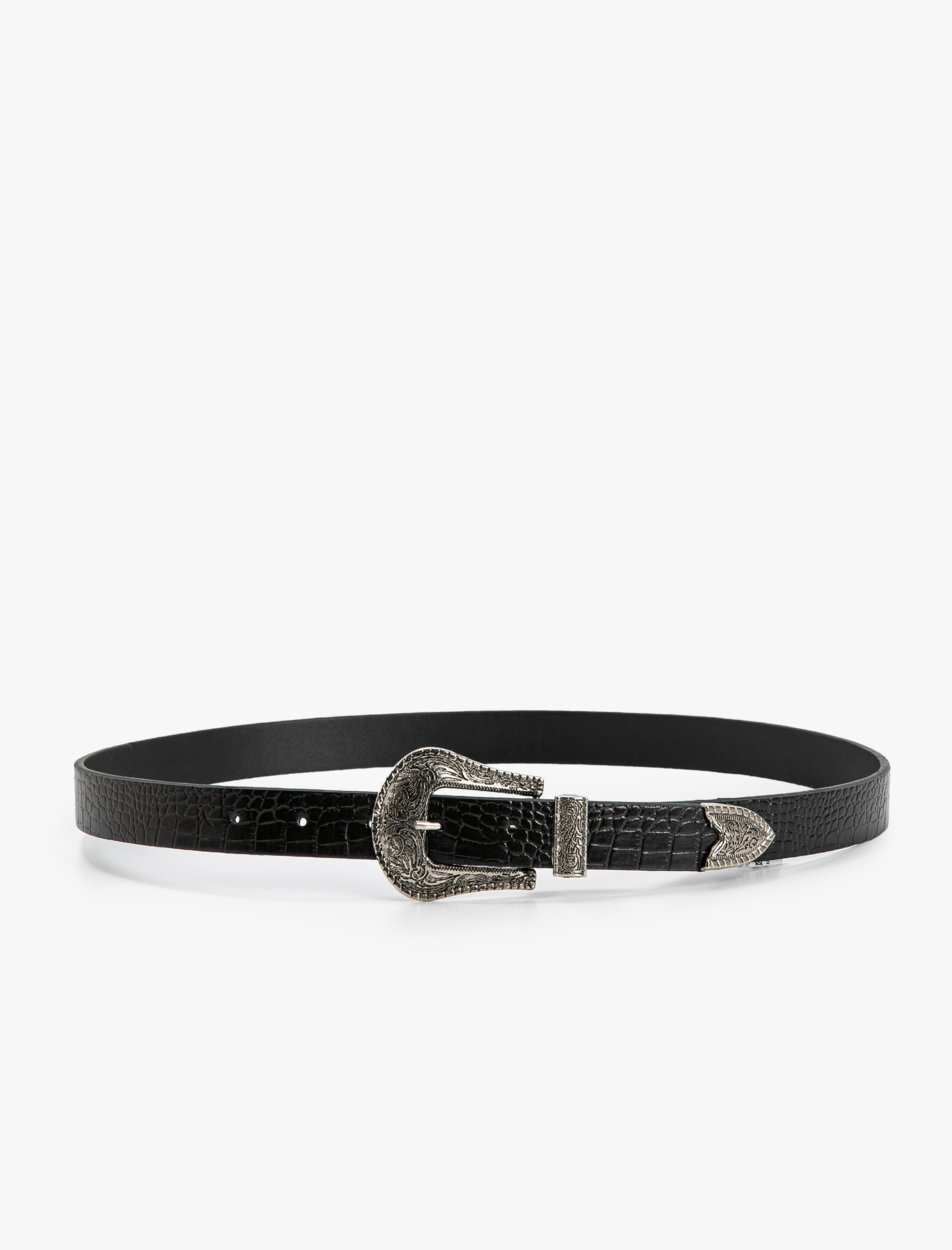  Kadın Kemer Suni Deri İşlemeli Toka Detaylı