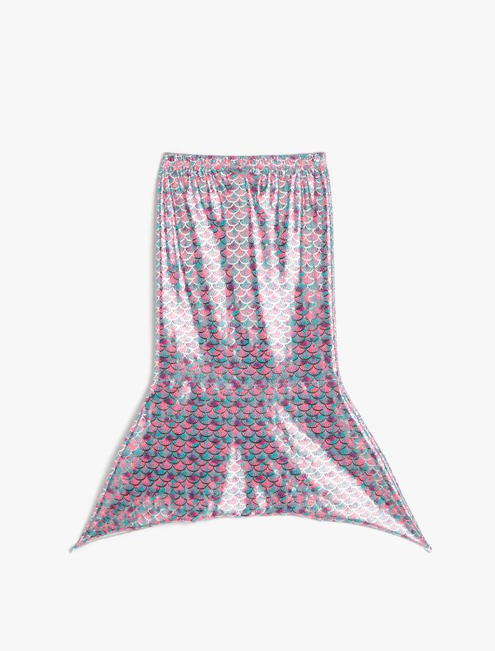 Kız Çocuk Deniz Kızı Kuyruğu Mayo Altı