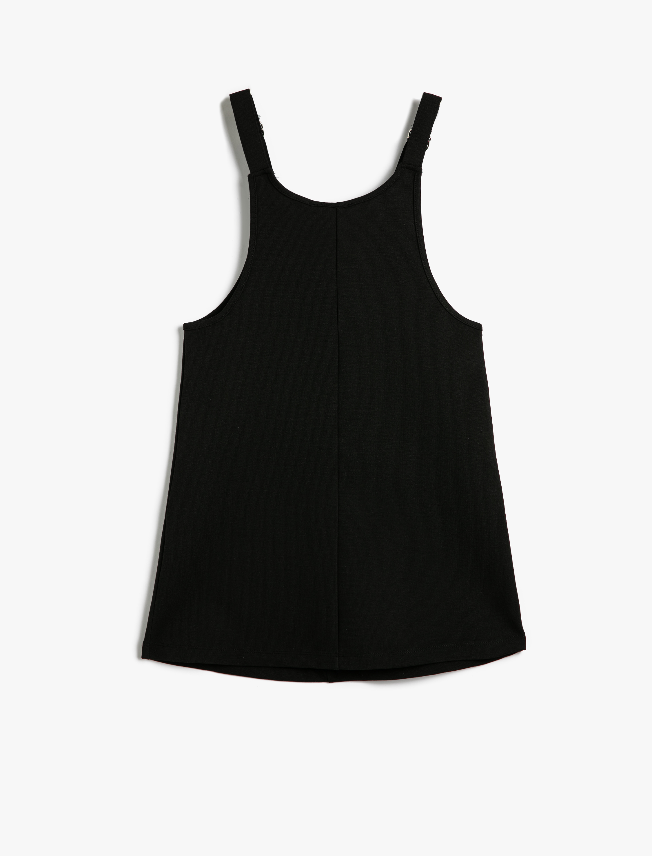  Kız Çocuk Salopet Cep Detaylı Ayarlanabilir Askılı