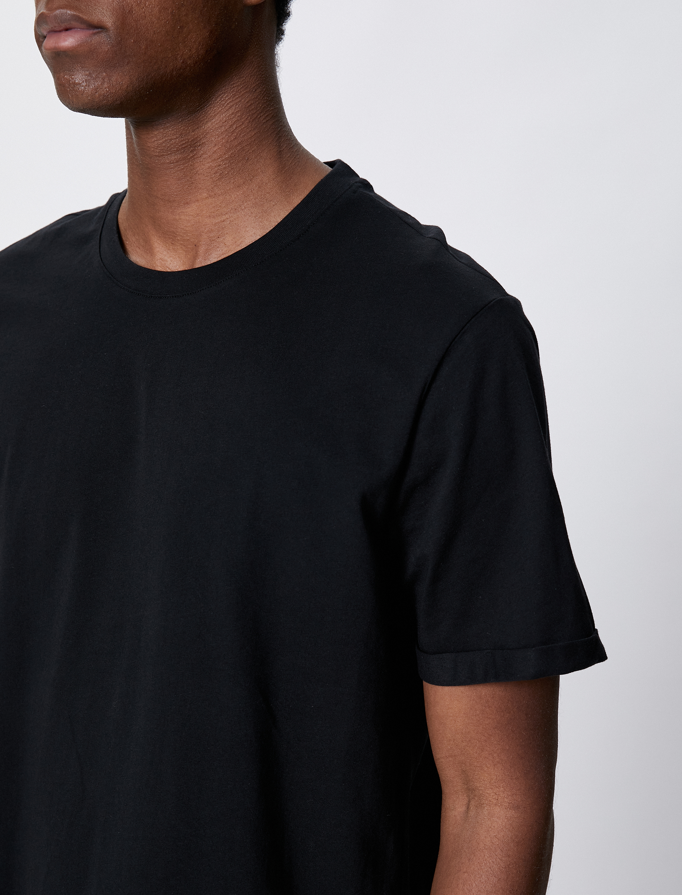   Basic Tişört Bisiklet Yaka Kısa Kollu