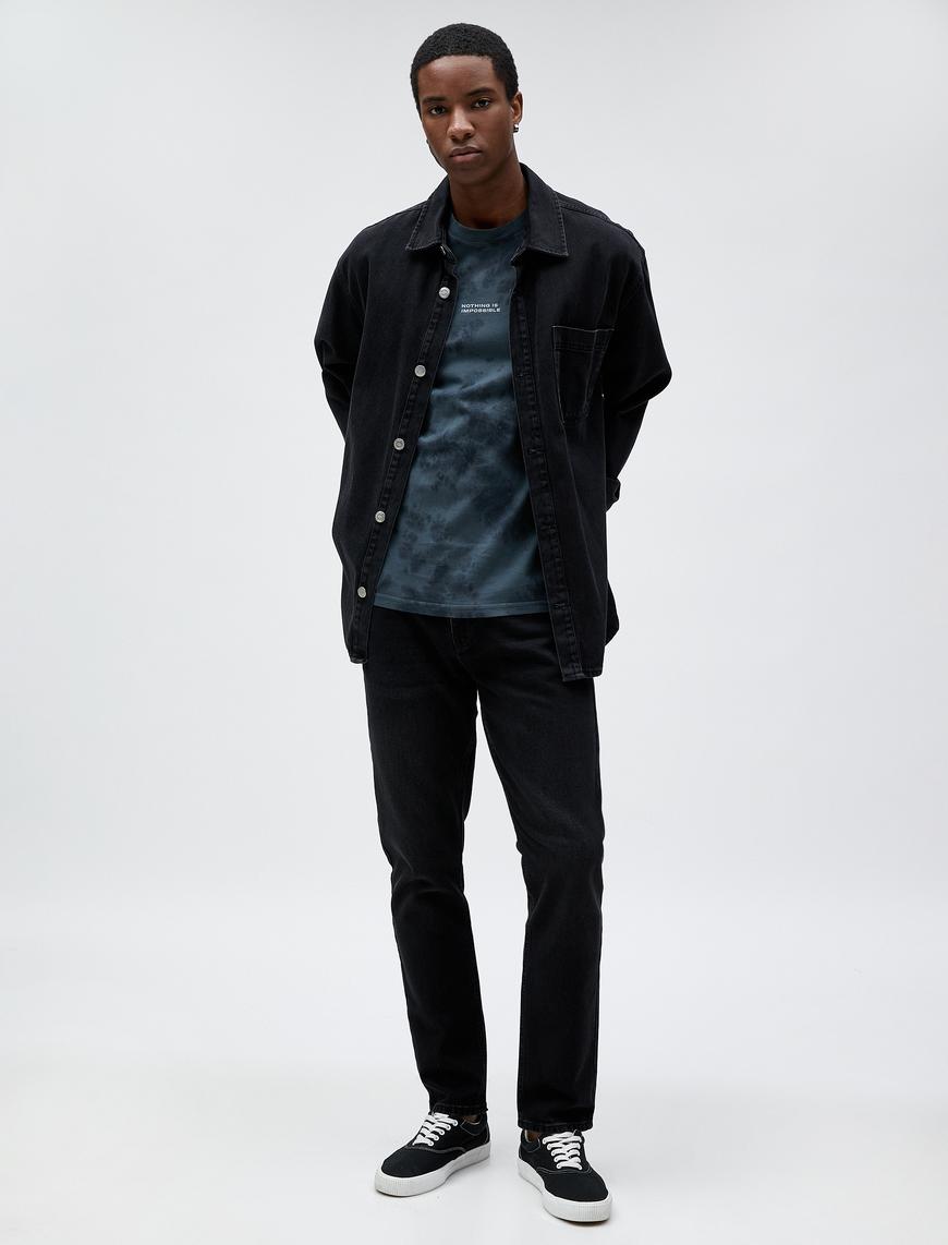   Slim Fit Kot Pantolon - Brad Jean
