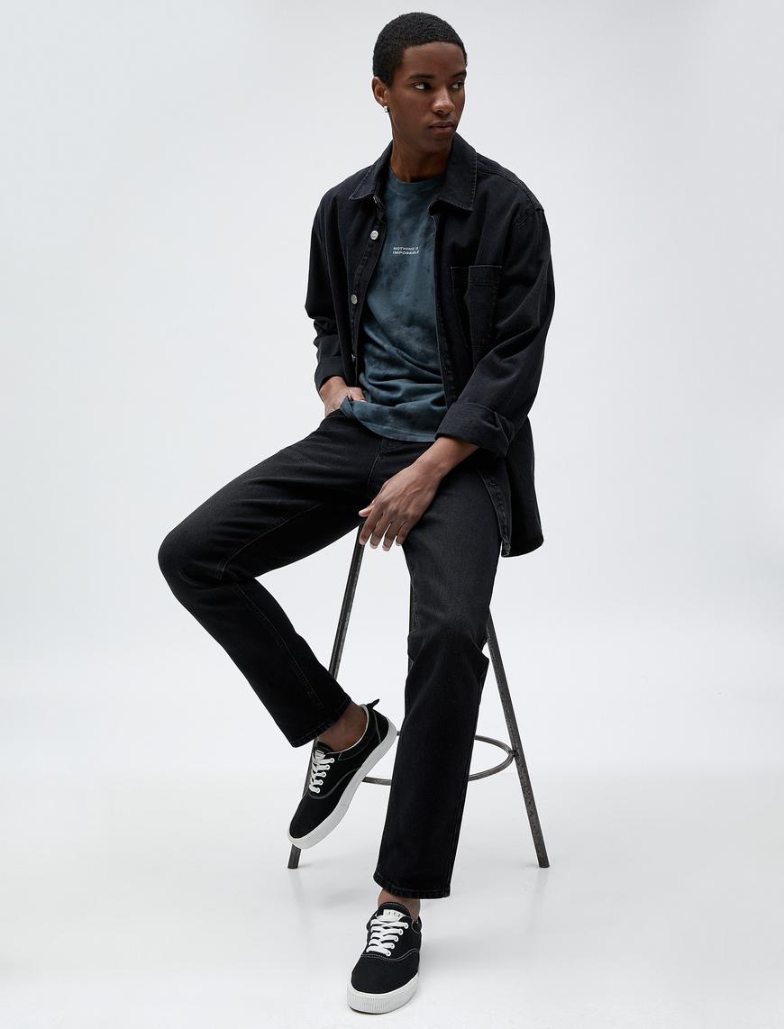   Slim Fit Kot Pantolon - Brad Jean