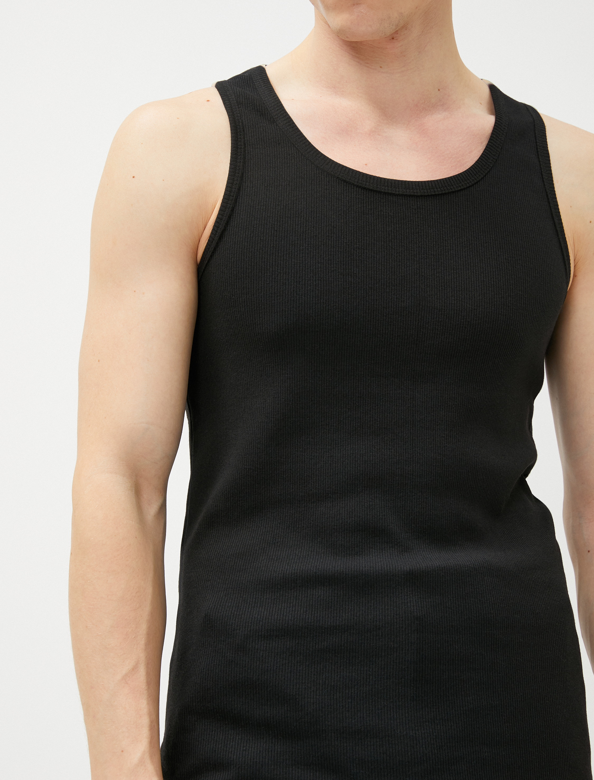   Basic Kolsuz Tişört Halter Yaka