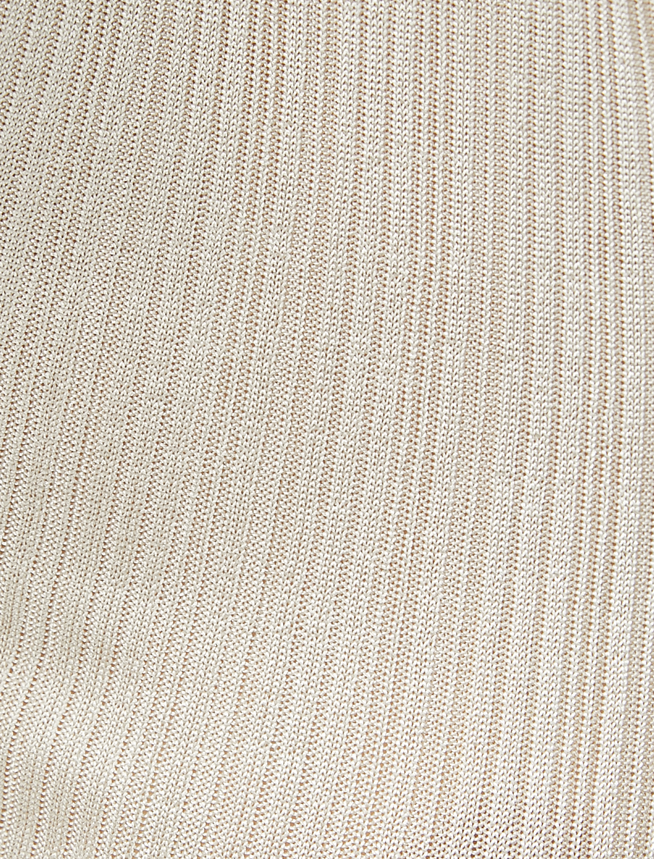   Crop Polo Tişört Çizgili Drape Detaylı