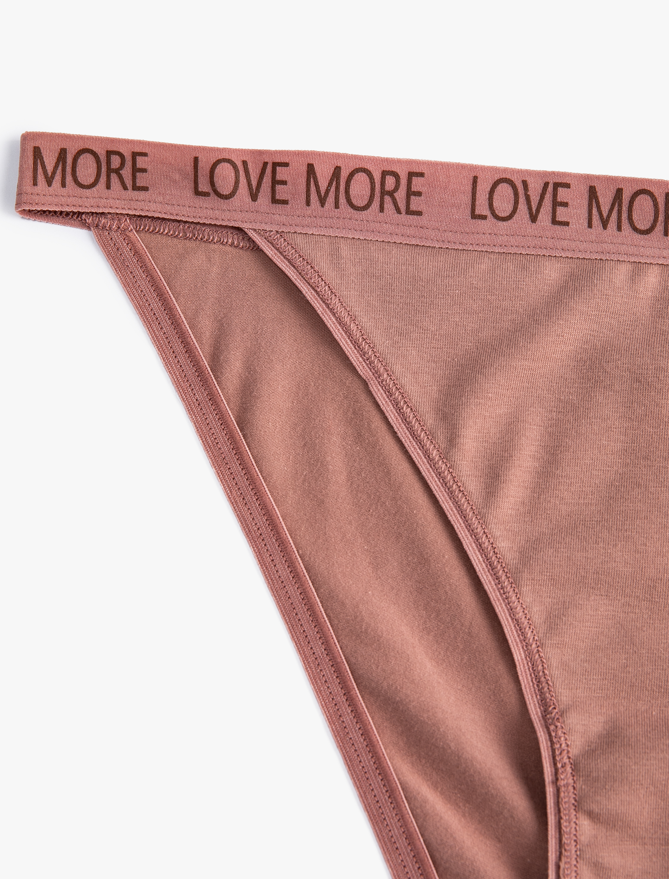   Brazilian Külot Slogan Ribanalı Pamuklu