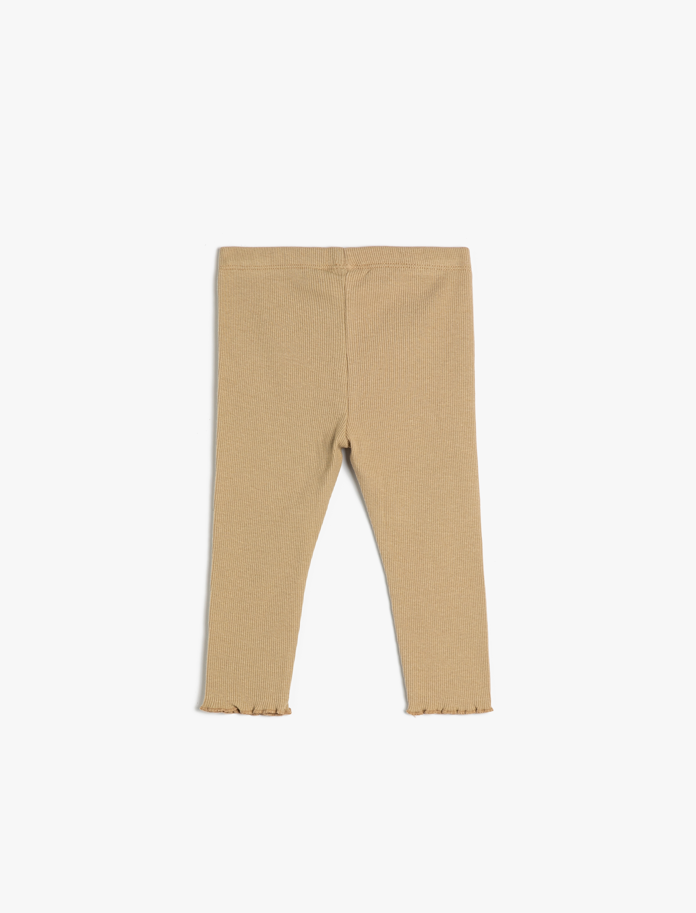  Kız Bebek Basic Tayt Kaşkorse Fırfırlı Beli Lastikli Pamuklu