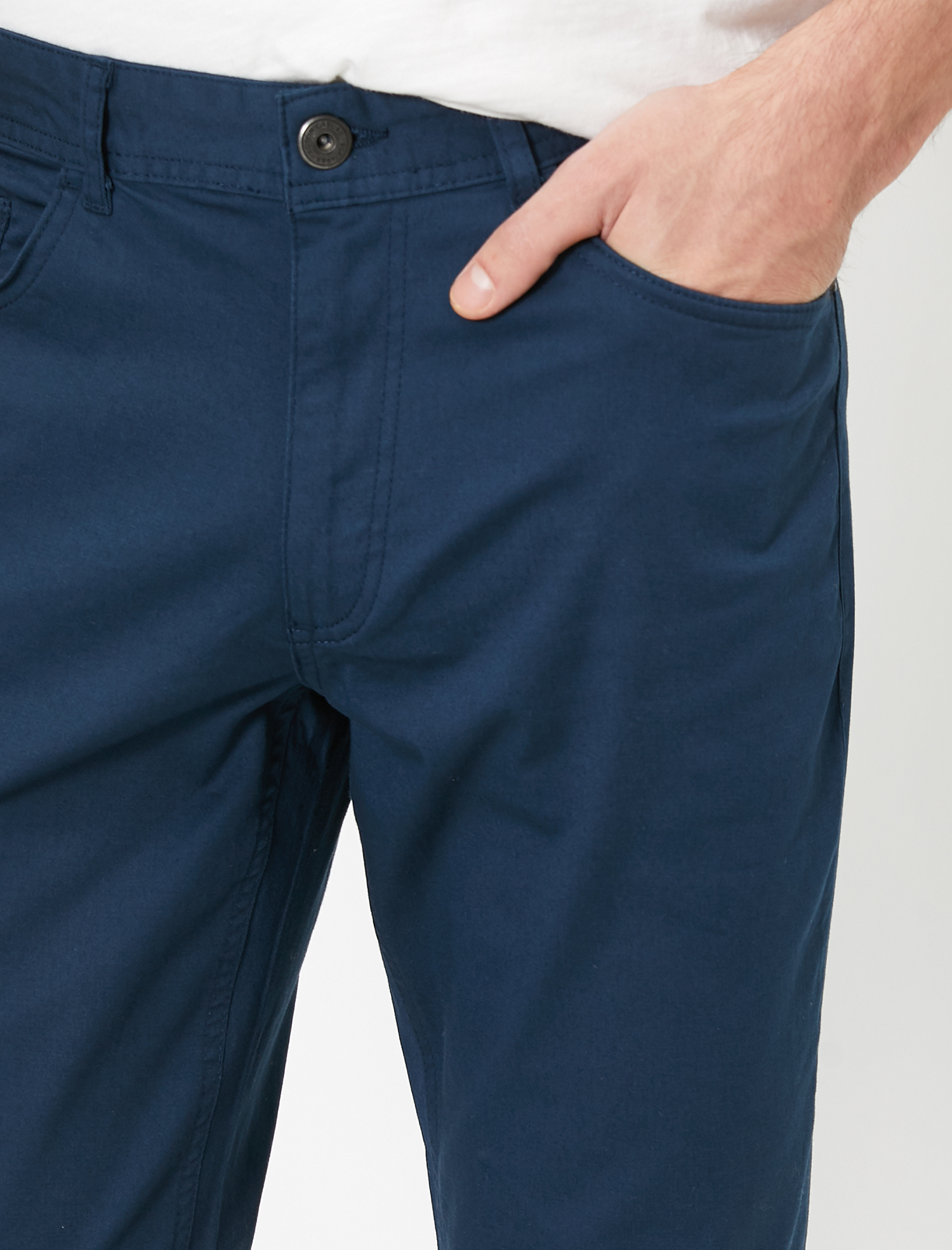   Cep Detaylı Dar Kesim Pantolon