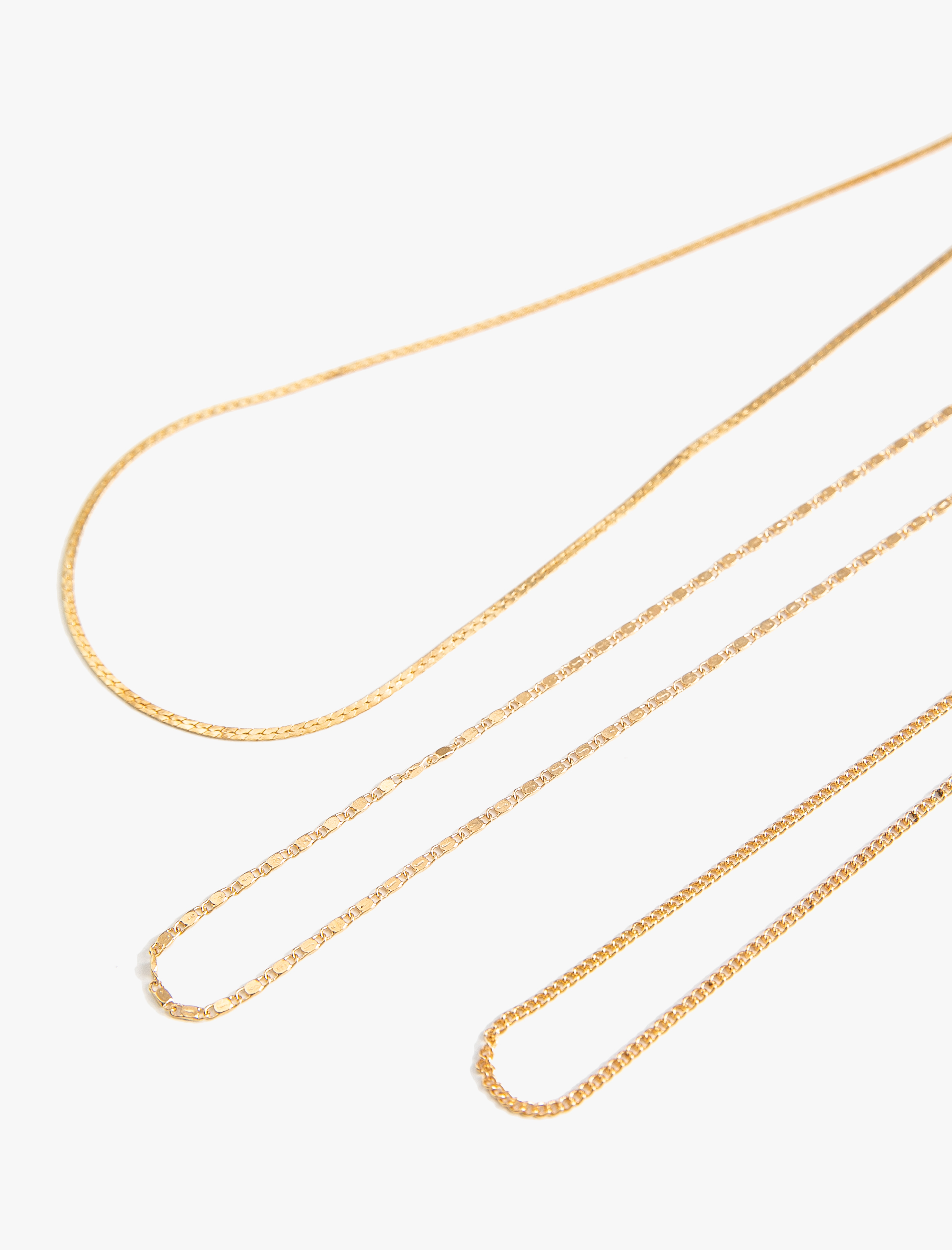  Kadın 3'lü Zincir Kolye