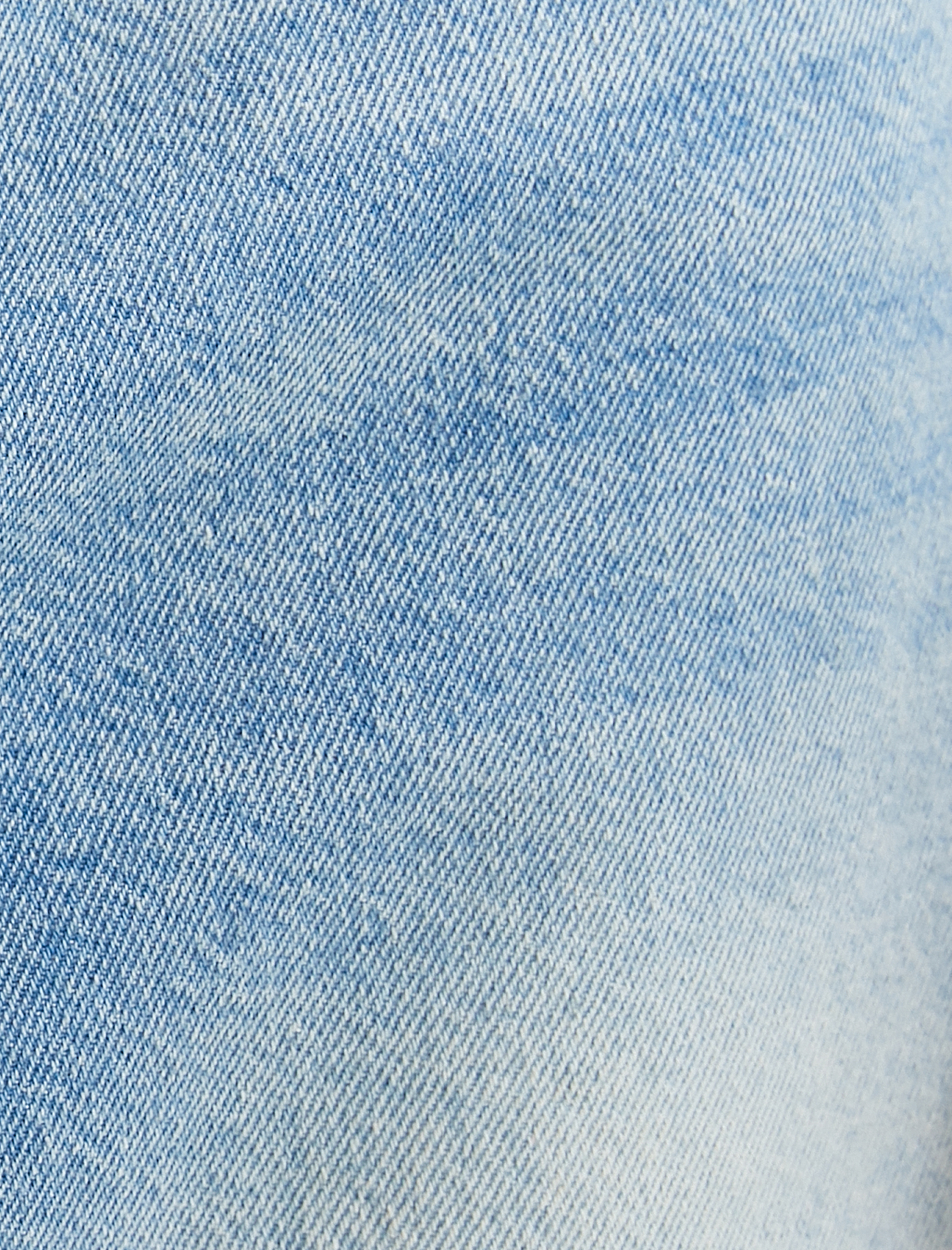   Bermuda Kot Şort Düz Kesik Paça Cepli Pamuklu