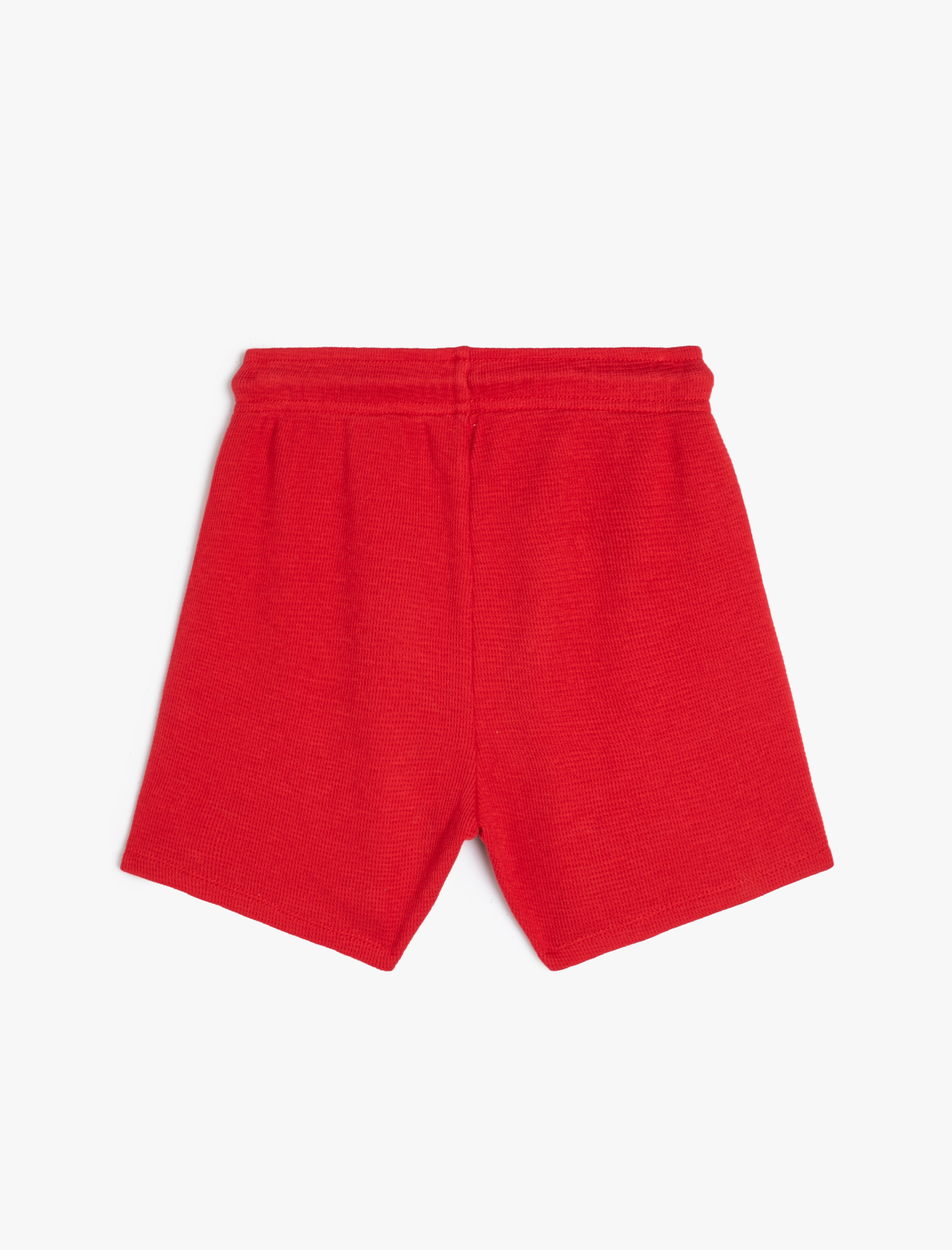  Erkek Çocuk Basic Şort Beli Bağlamalı Pamuklu