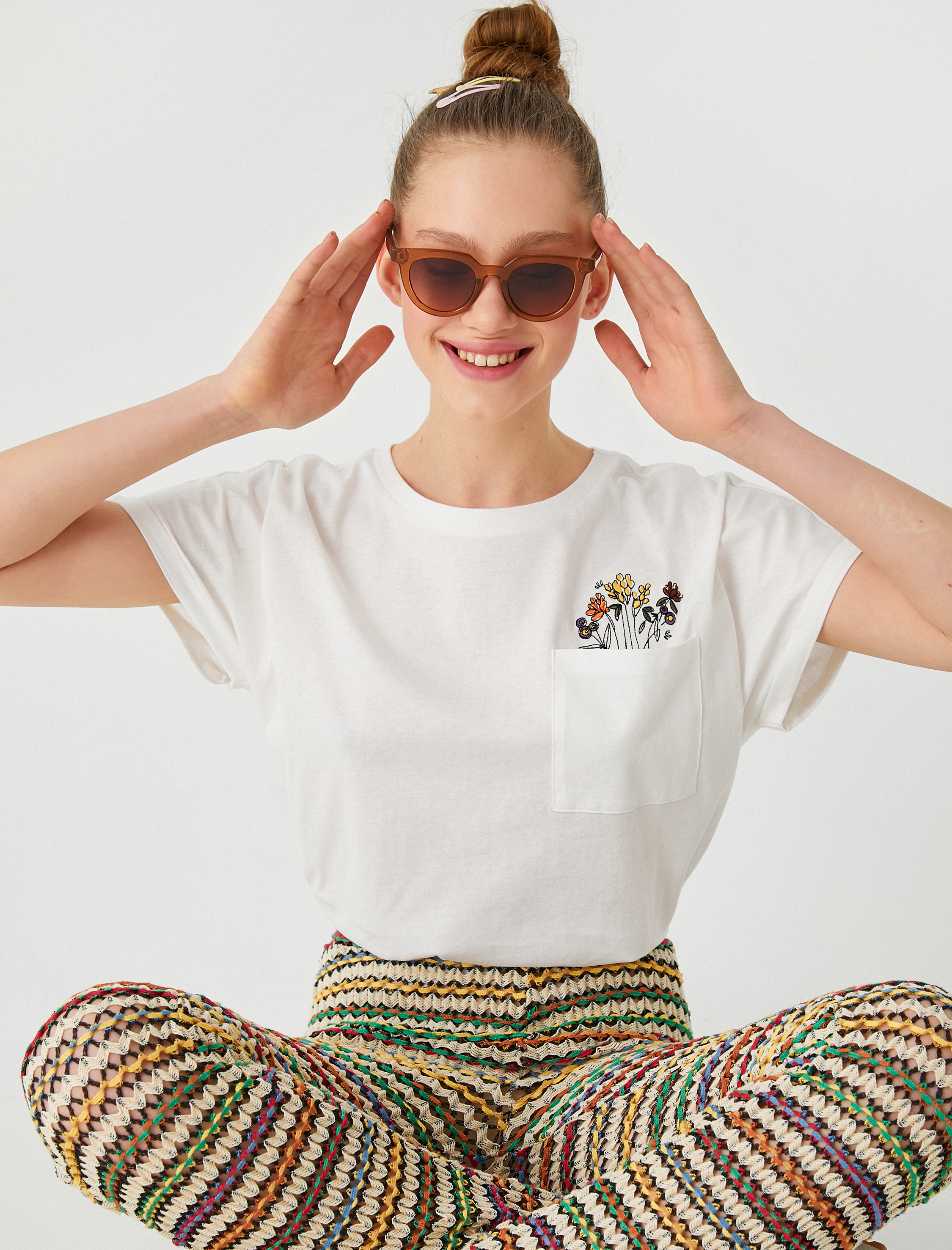   Kısa Kollu Baskılı Tişört