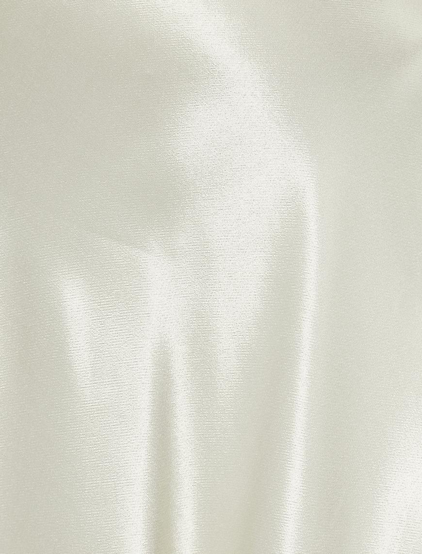   Saten Midi Etek