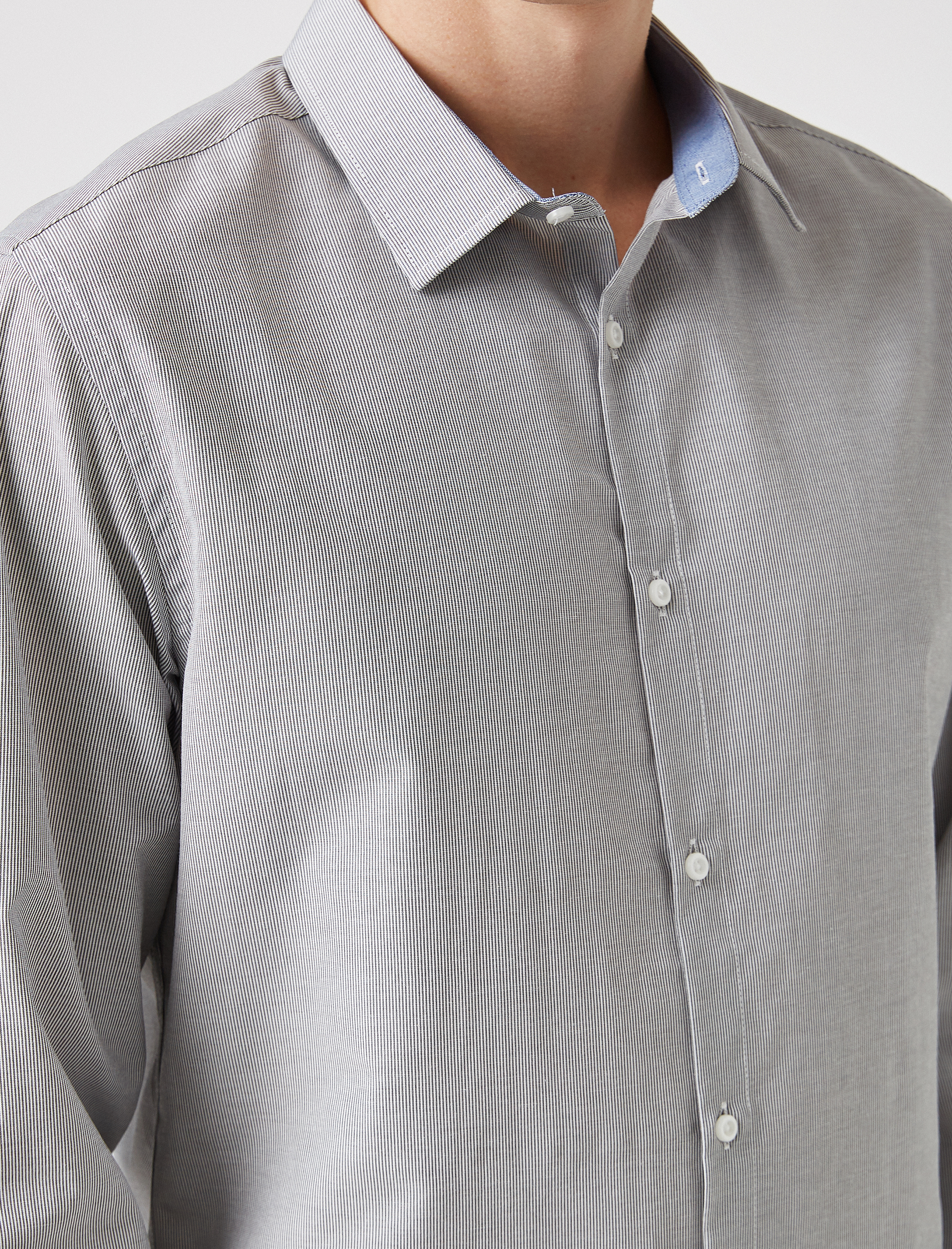   Klasik Yaka Uzun Kollu Gömlek Non Iron