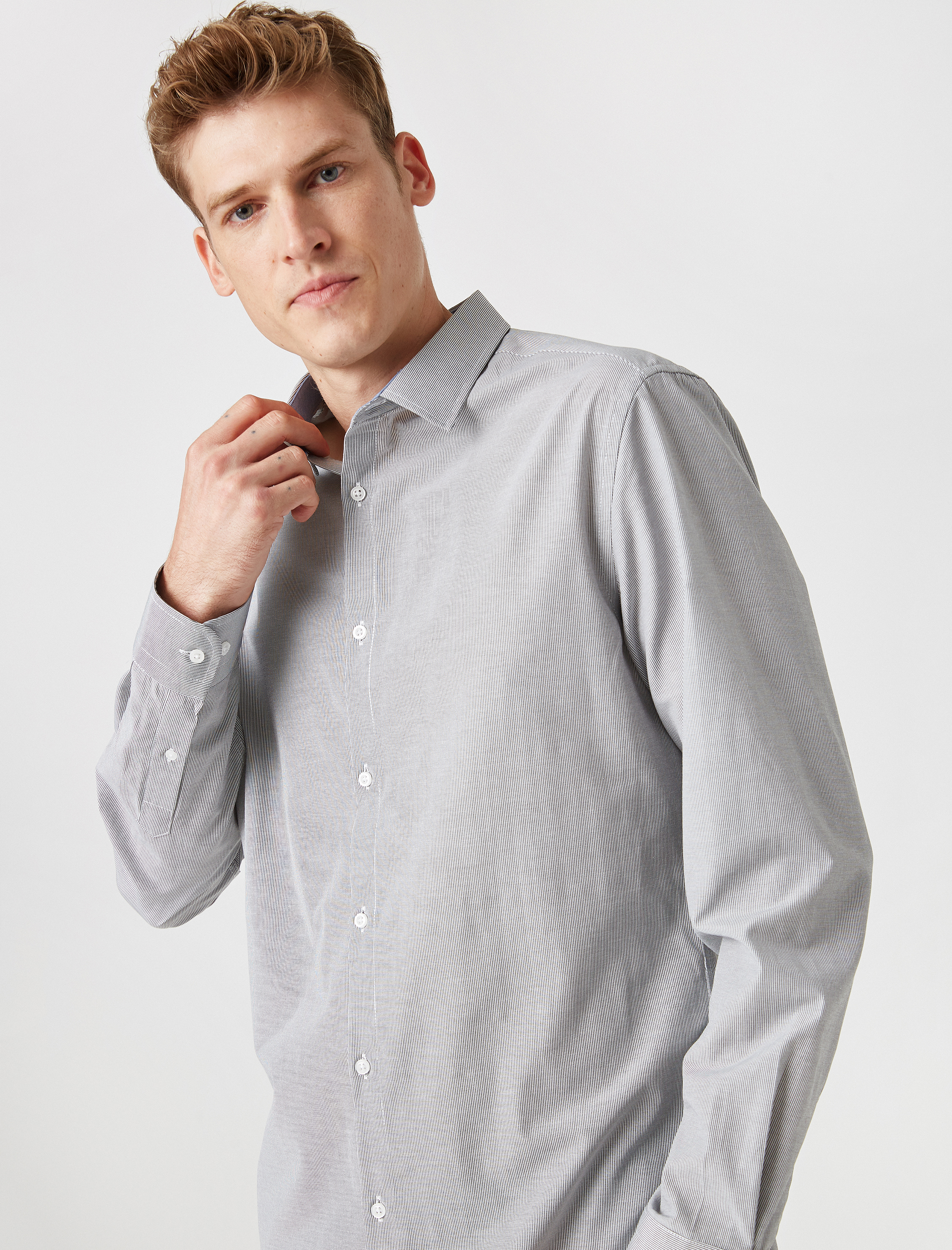   Klasik Yaka Uzun Kollu Gömlek Non Iron