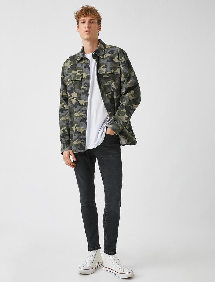  Super Skinny Fit Kot Pantolon - Justin Jean