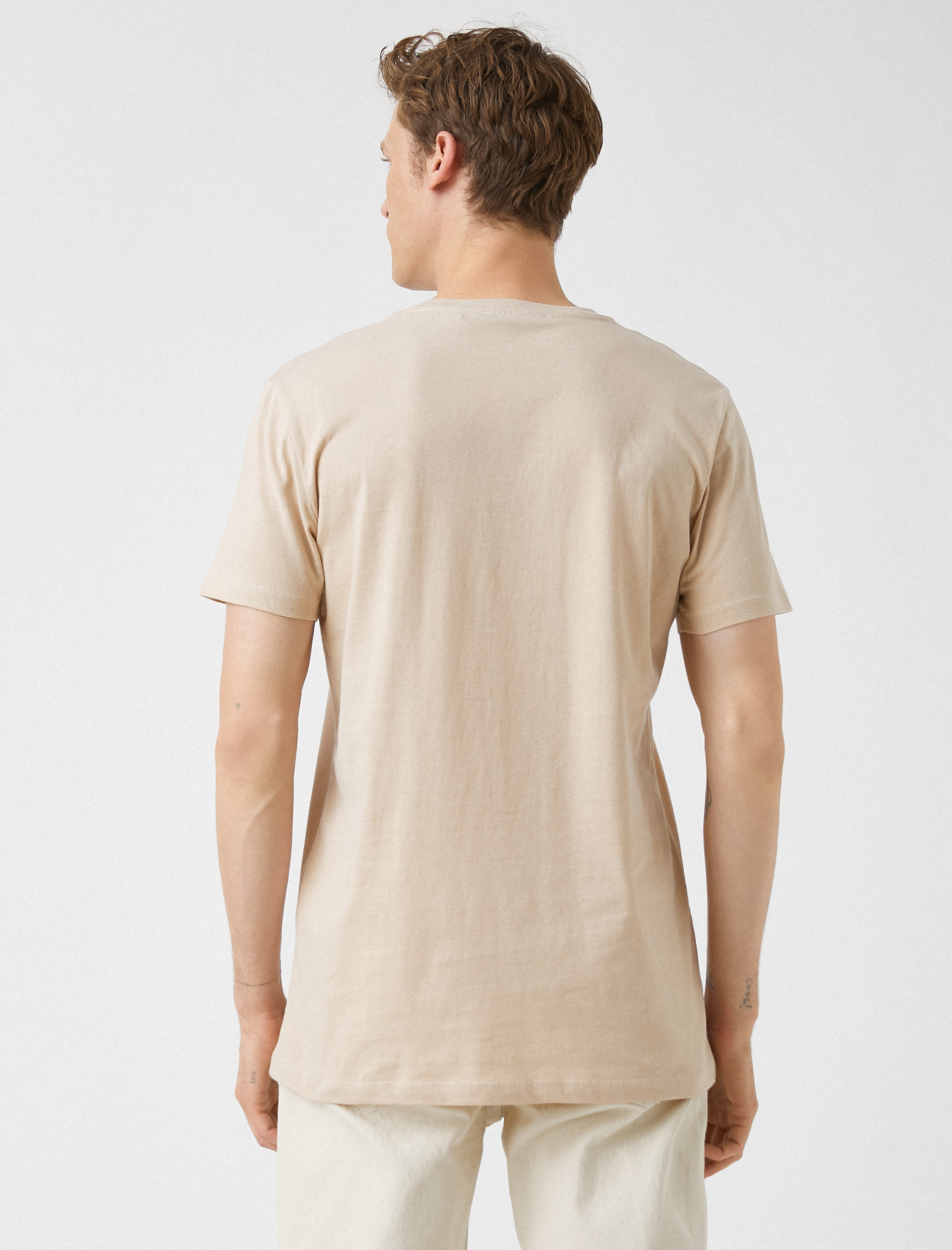   Basic Tişört Bisiklet Yaka