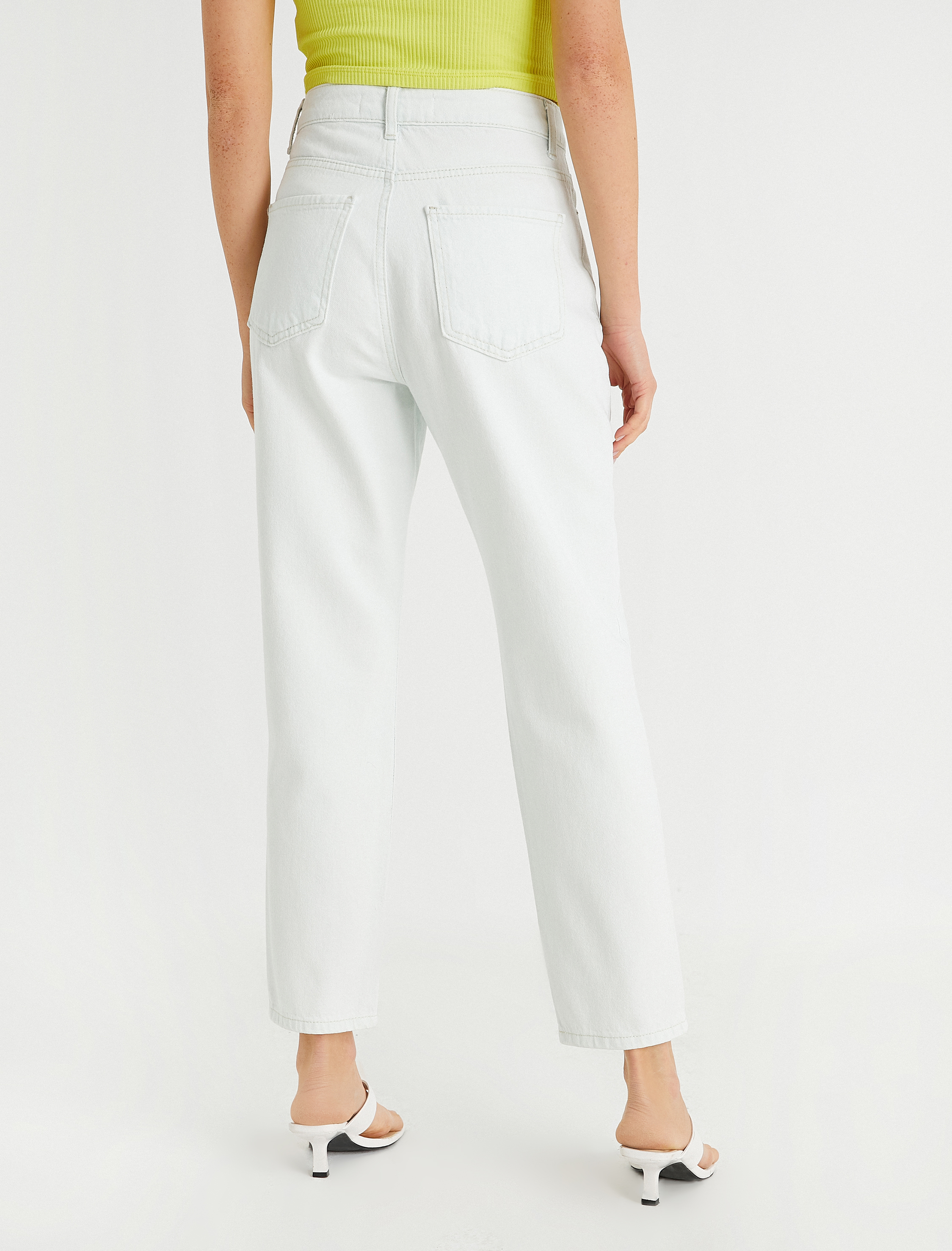   Mom Fit Kot Pantolon - Mom Jean