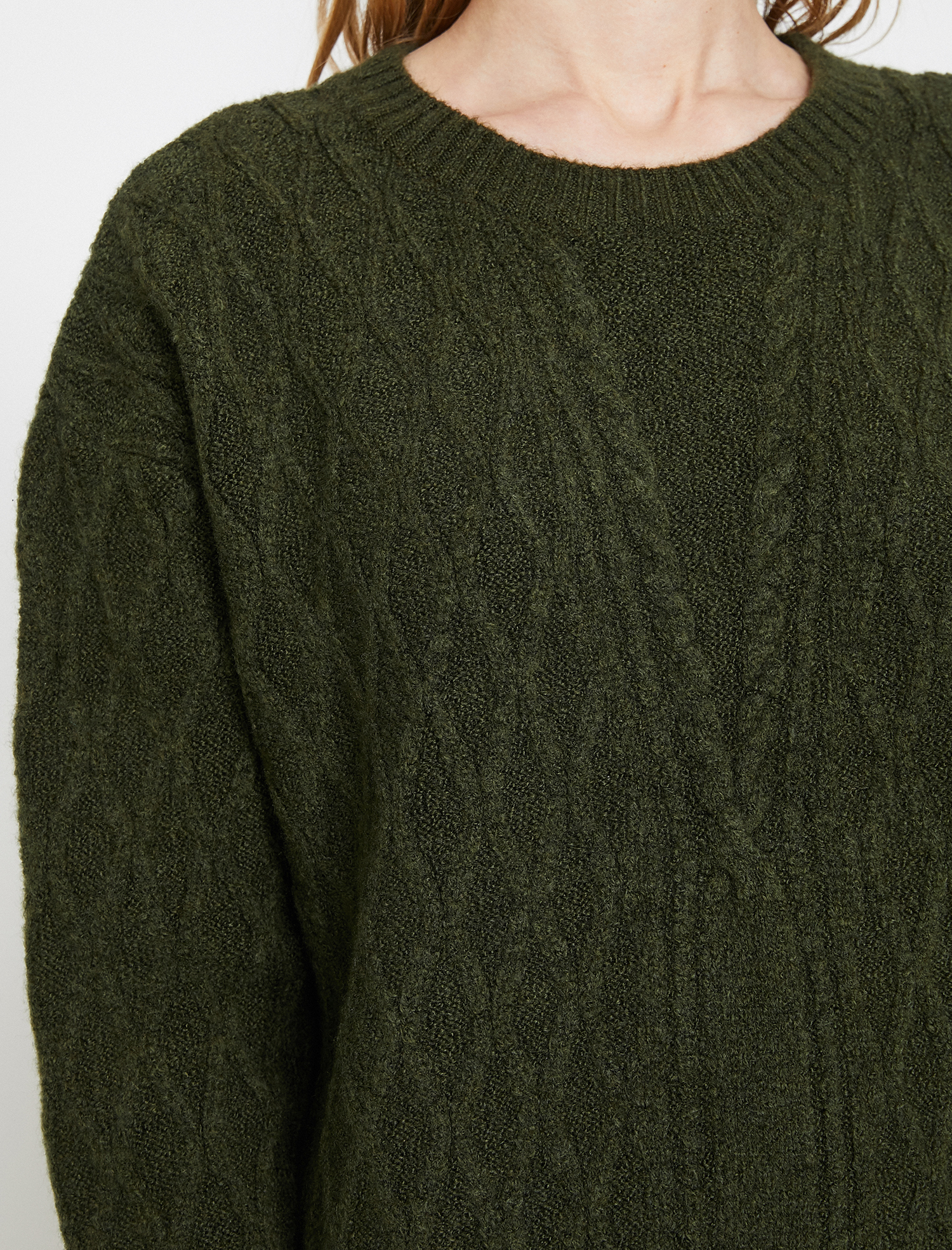   Örgülü Triko Kazak